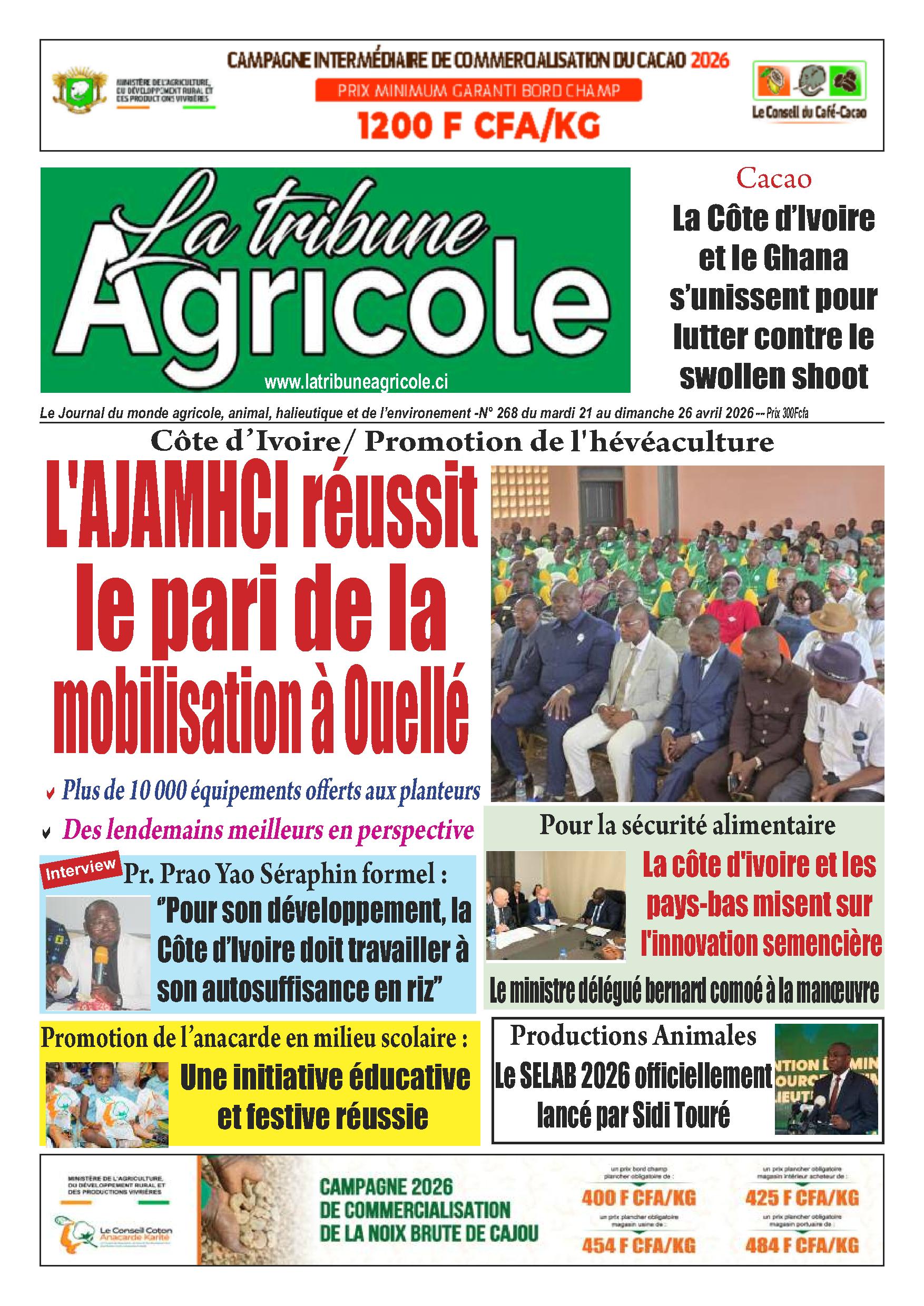 LA TRIBUNE AGRICOLE N° 268