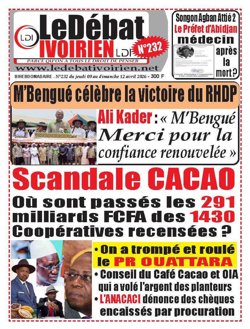 LE DEBAT IVOIRIEN N° 232
