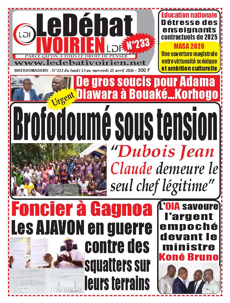 LE DEBAT IVOIRIEN N° 233