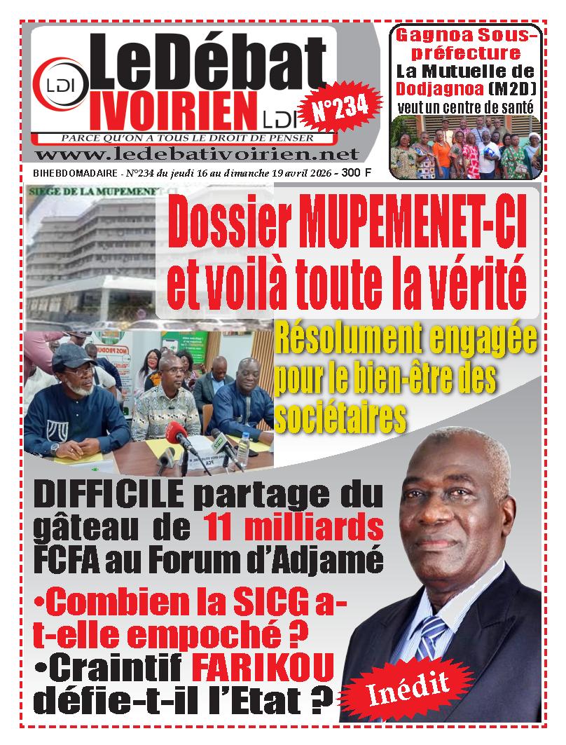 LE DEBAT IVOIRIEN N° 234