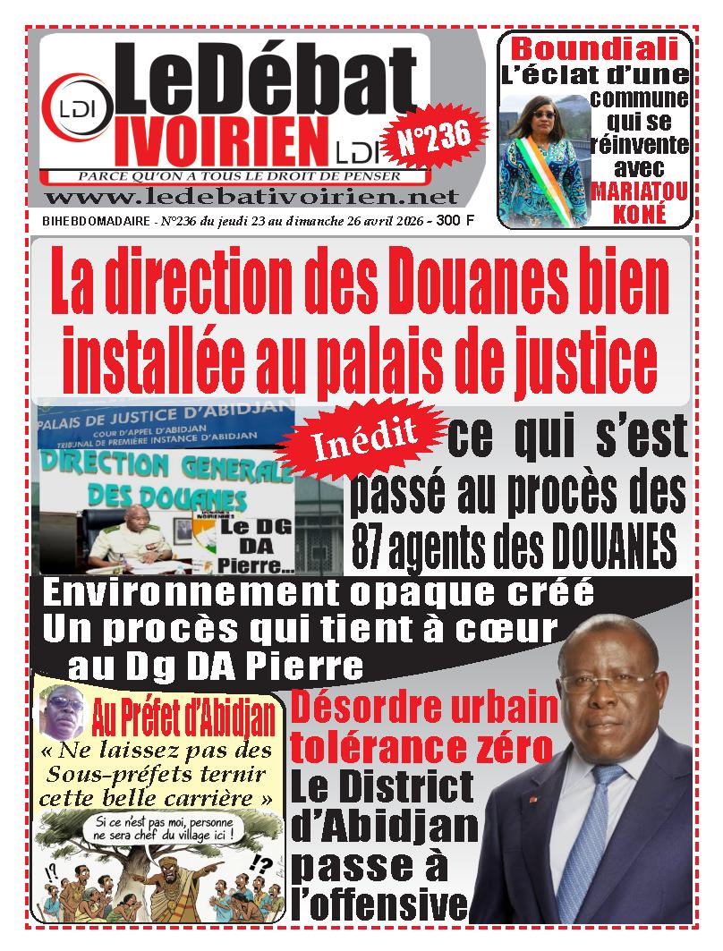 LE DEBAT IVOIRIEN N° 236