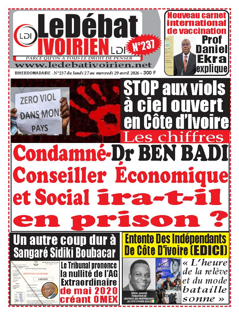 LE DEBAT IVOIRIEN N° 237