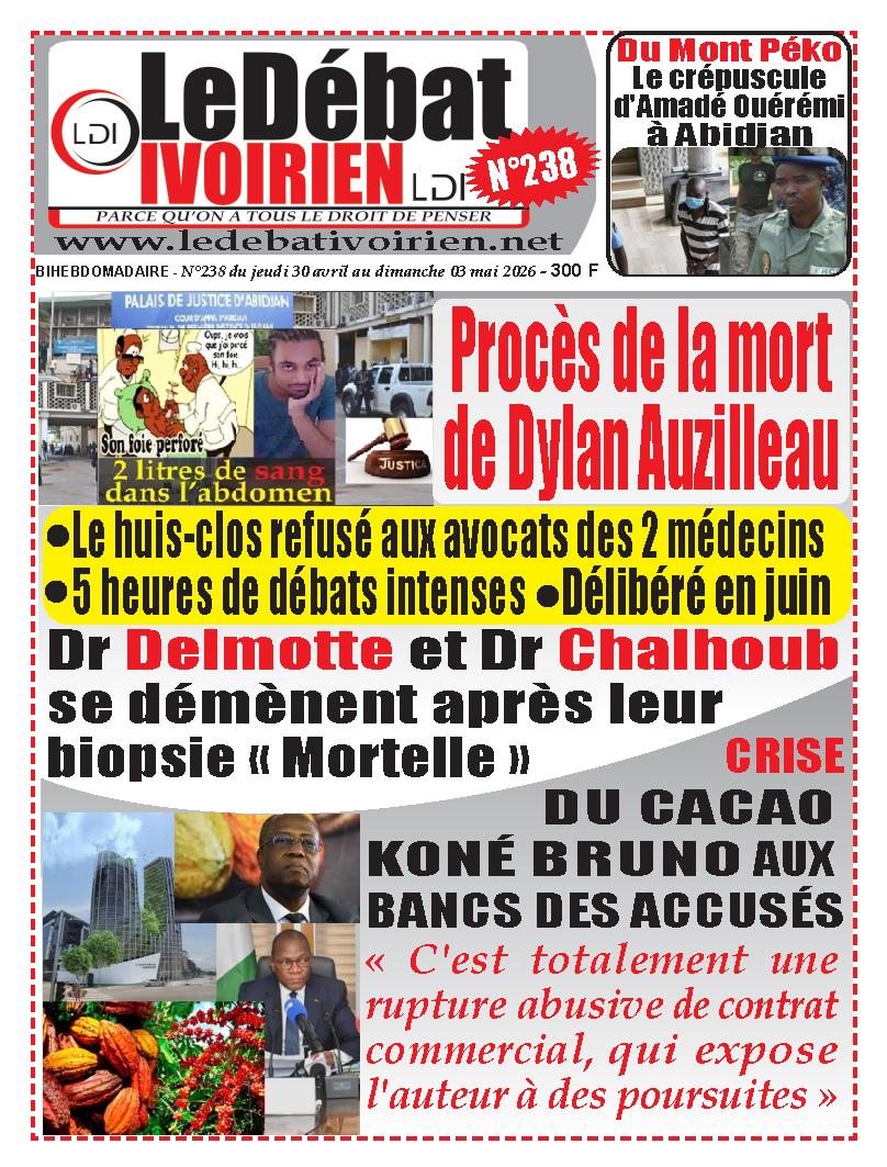 LE DEBAT IVOIRIEN N° 238