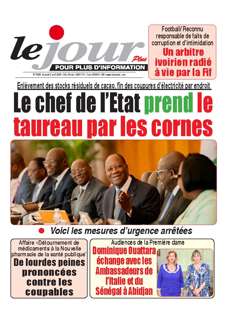 LE JOUR PLUS N° 5809