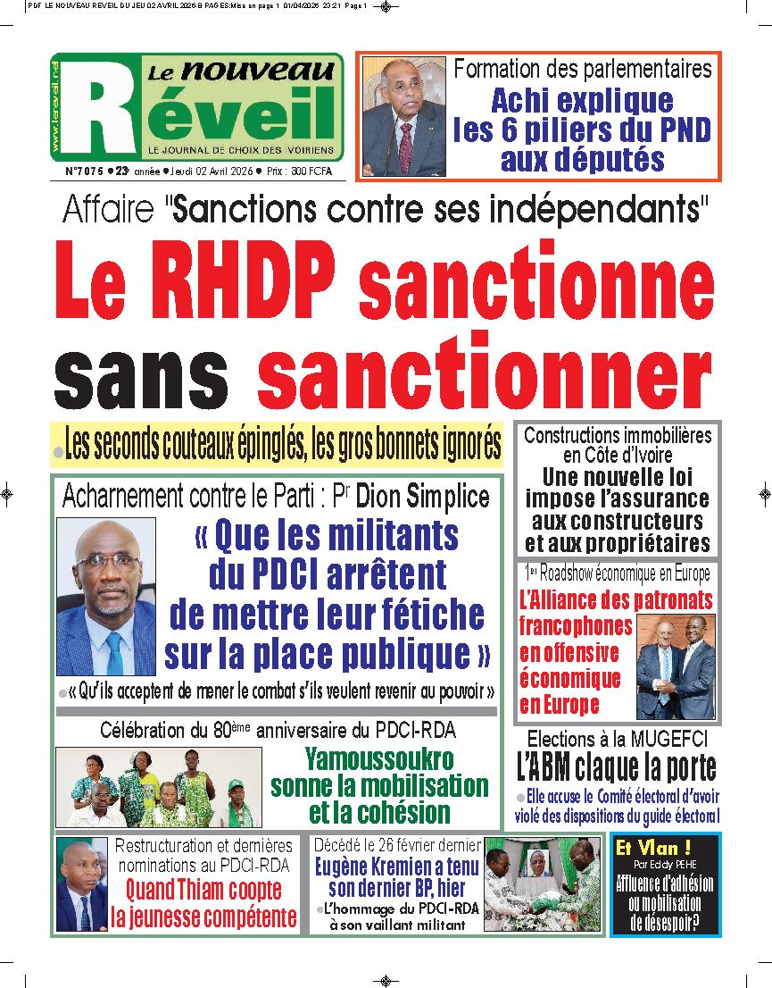 LE NOUVEAU REVEIL N° 7075