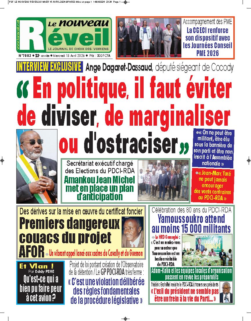 LE NOUVEAU REVEIL N° 7083