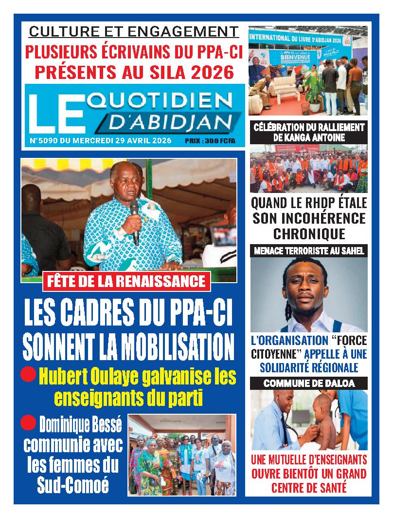 LE QUOTIDIEN DABIDJAN N° 5090