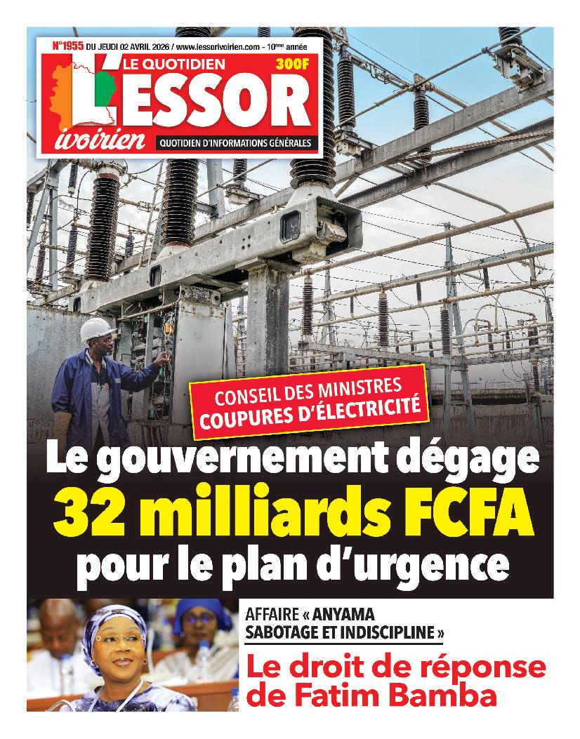 L'ESSOR IVOIRIEN N° 1955