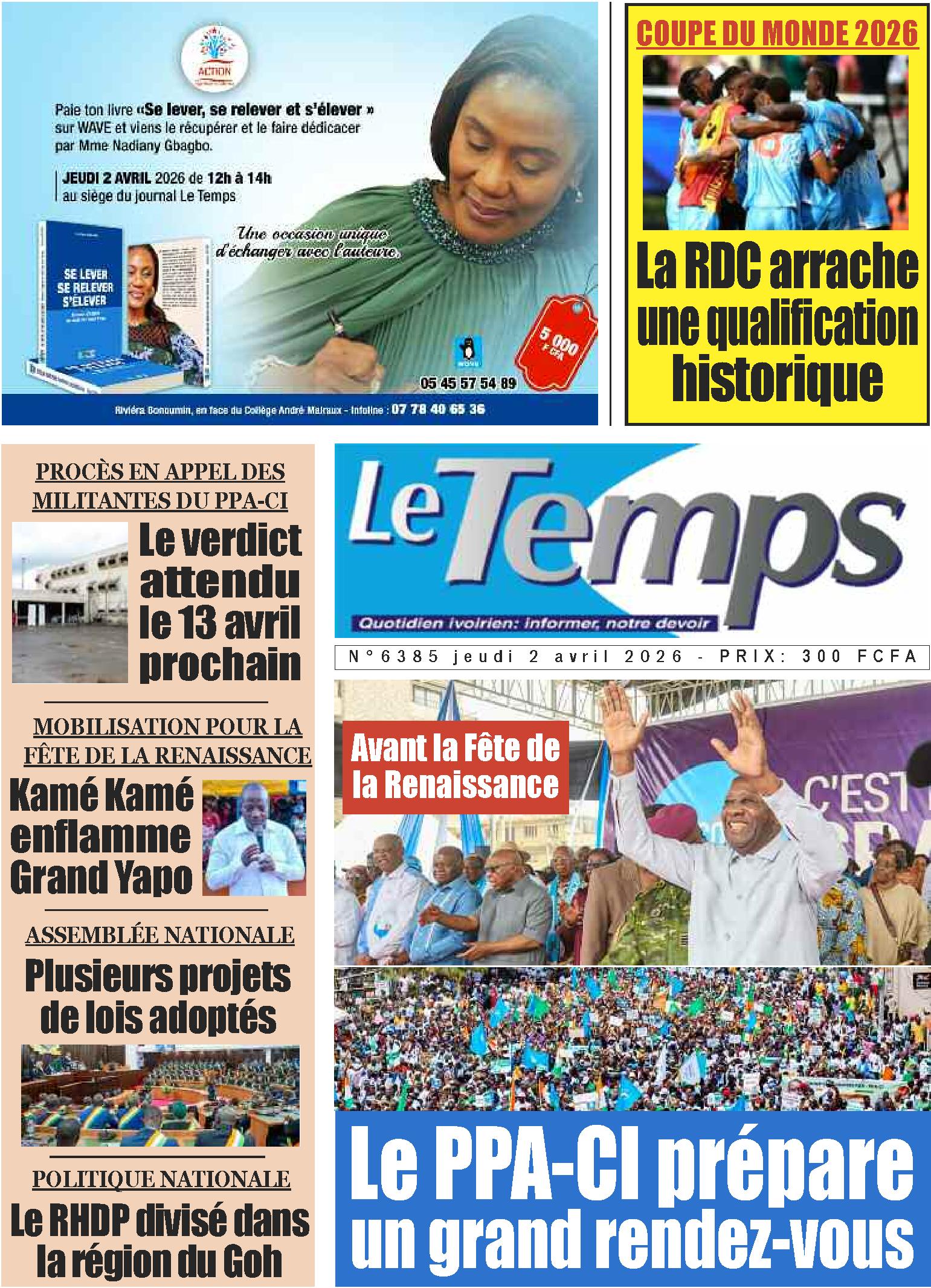 LE TEMPS N° 6385