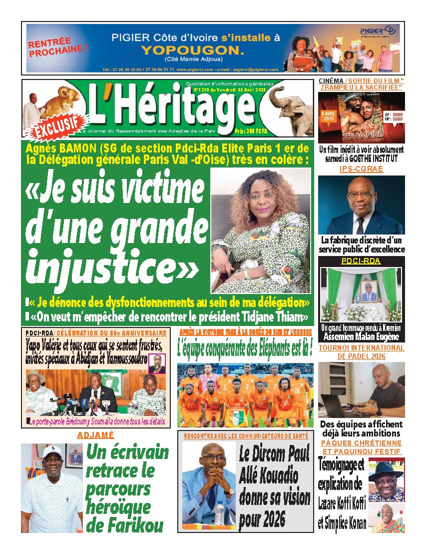 L'HERITAGE N° 1219