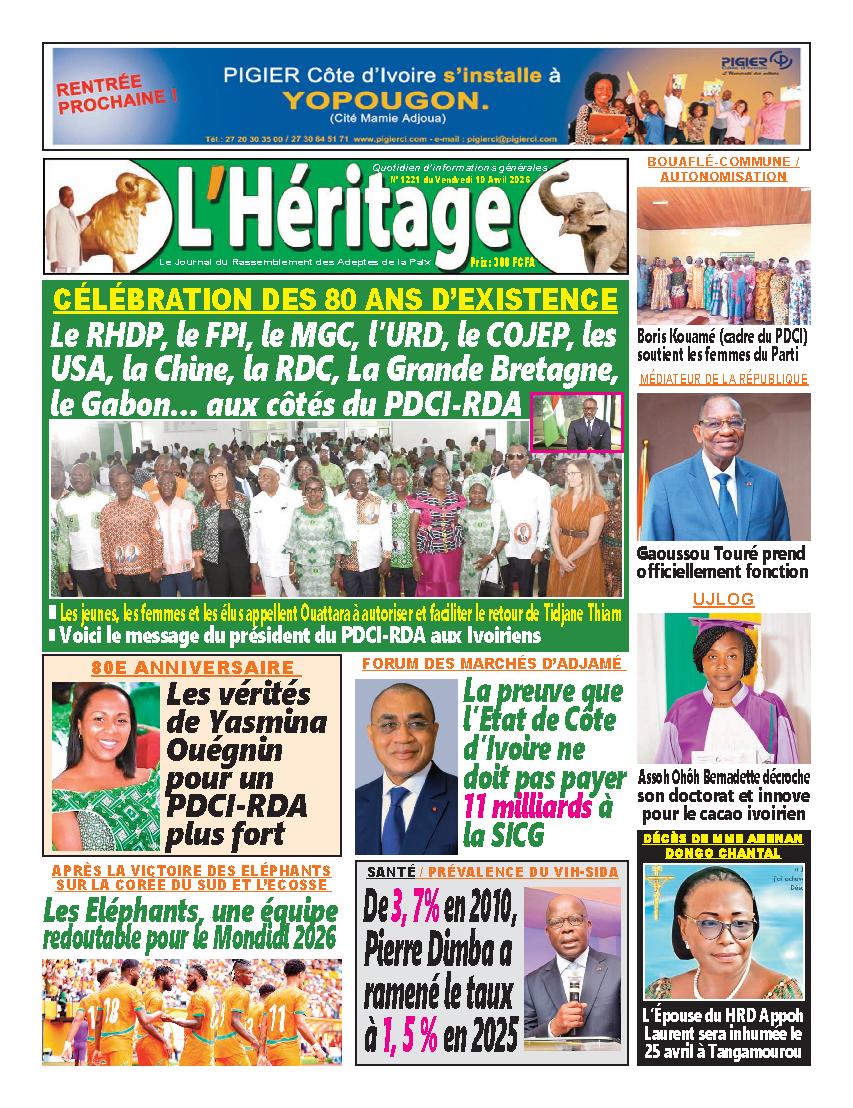 L'HERITAGE N° 1221