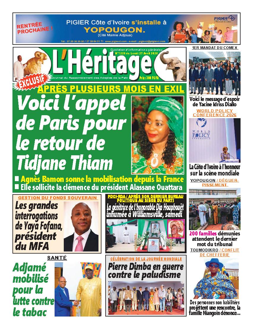 L'HERITAGE N° 1229