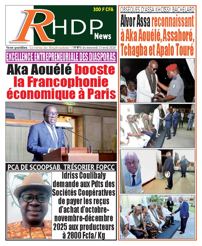 RHDPNEWS N° 871