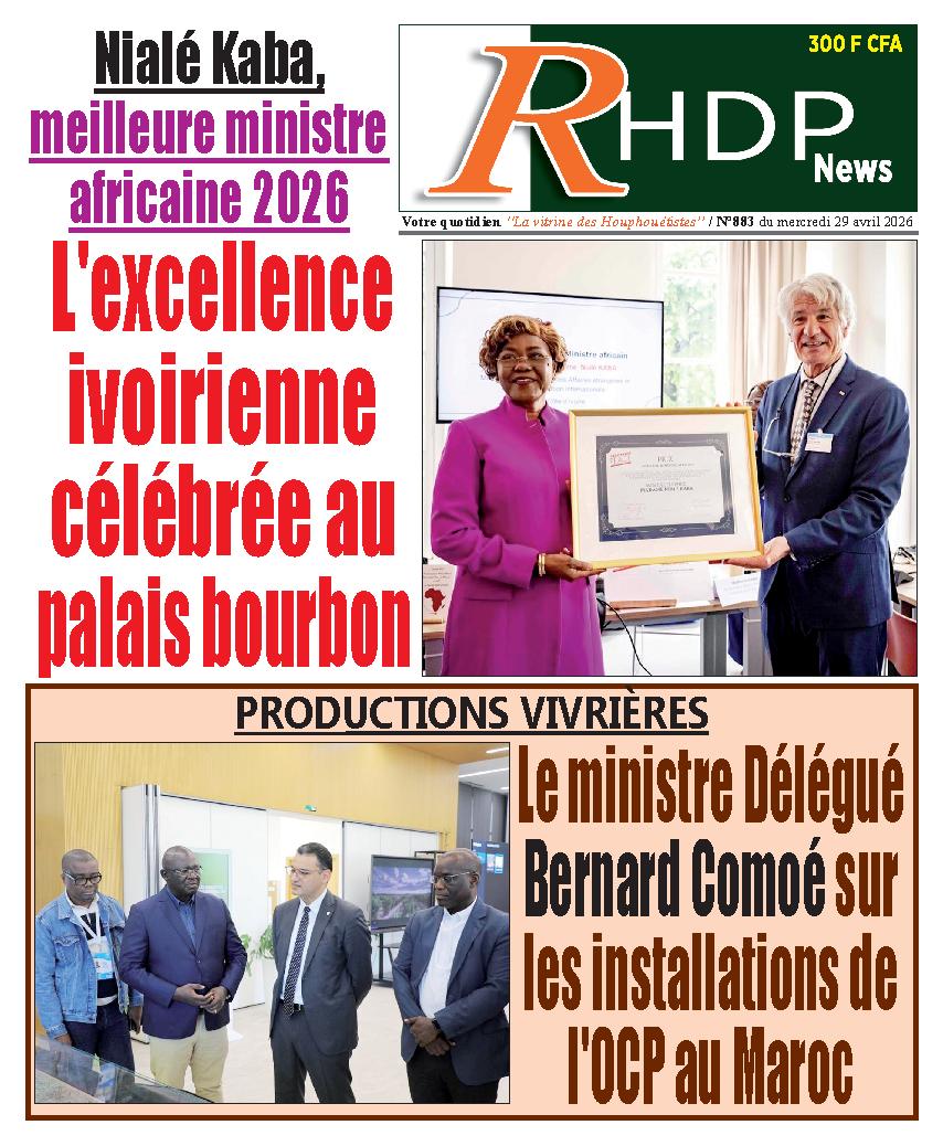 RHDPNEWS N° 883