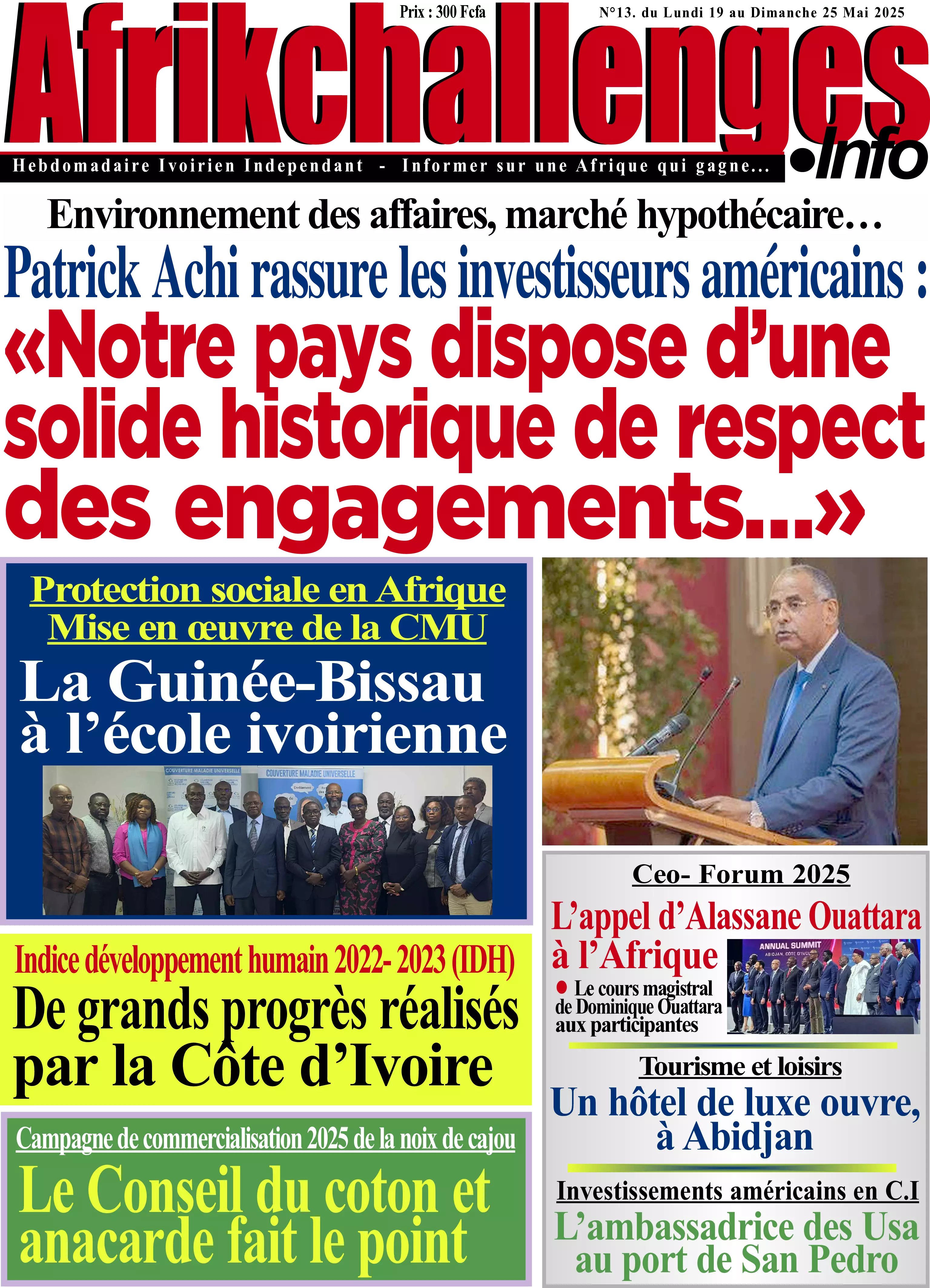 AFRIKCHALLENGES N° 13