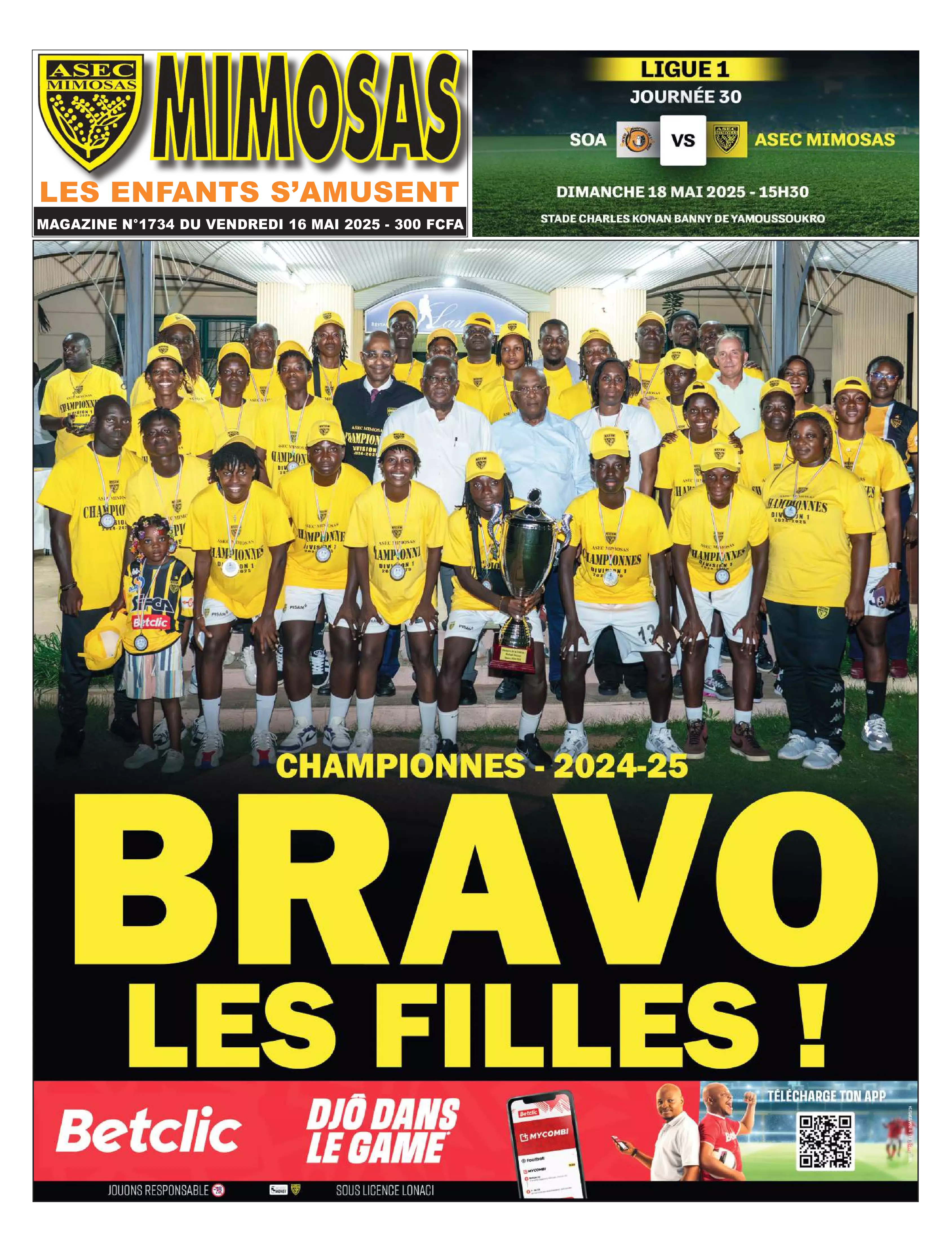 ASEC MIMOSAS N° 1734