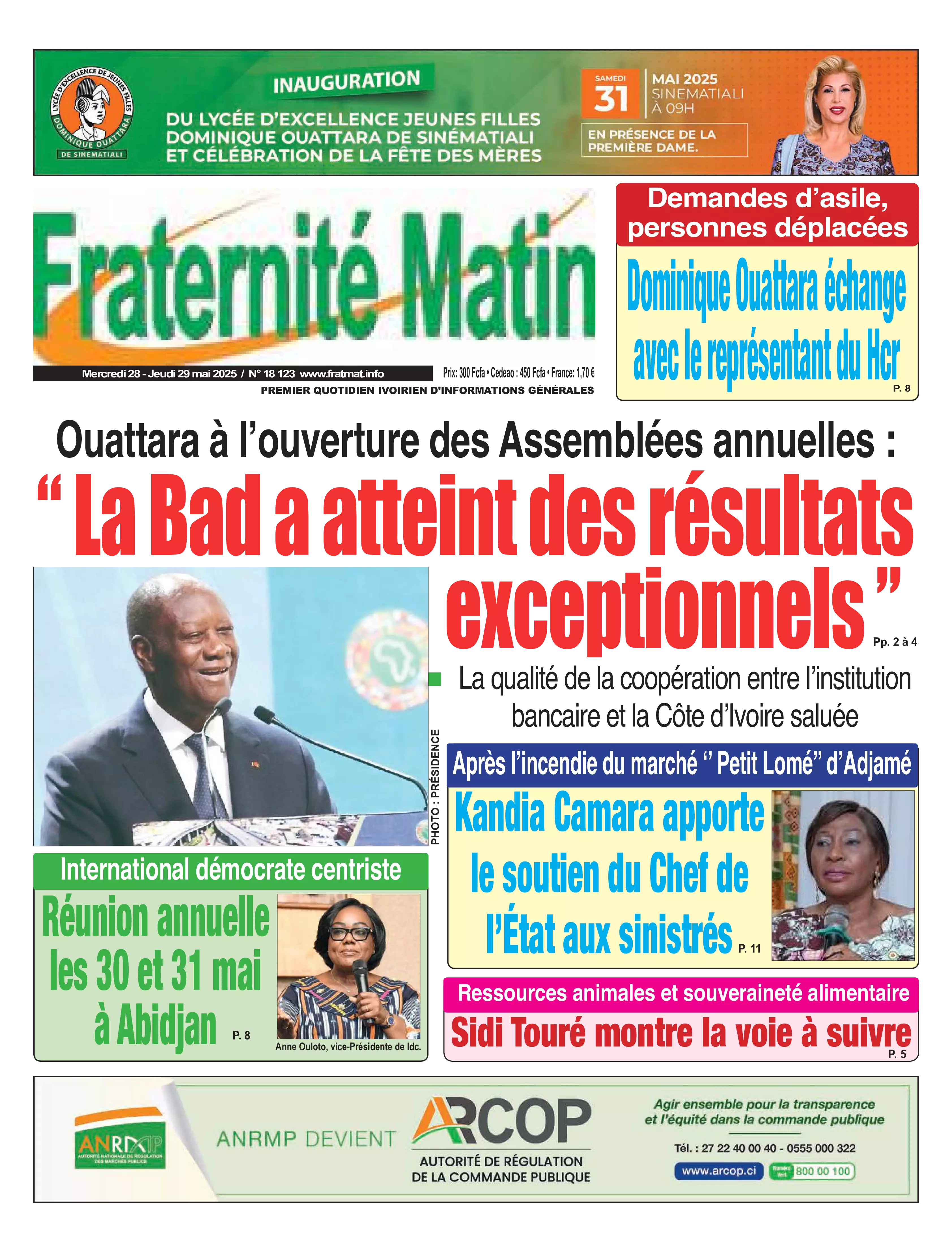 FRATERNITE MATIN