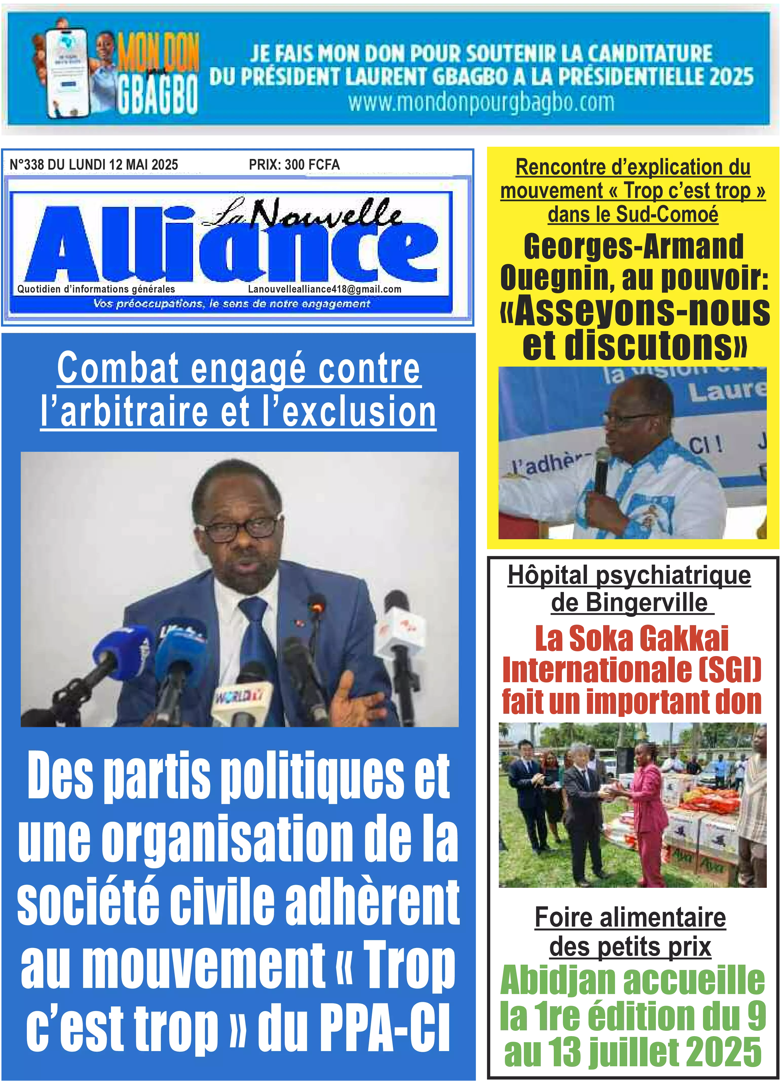 N° 338 - 2025-05-12