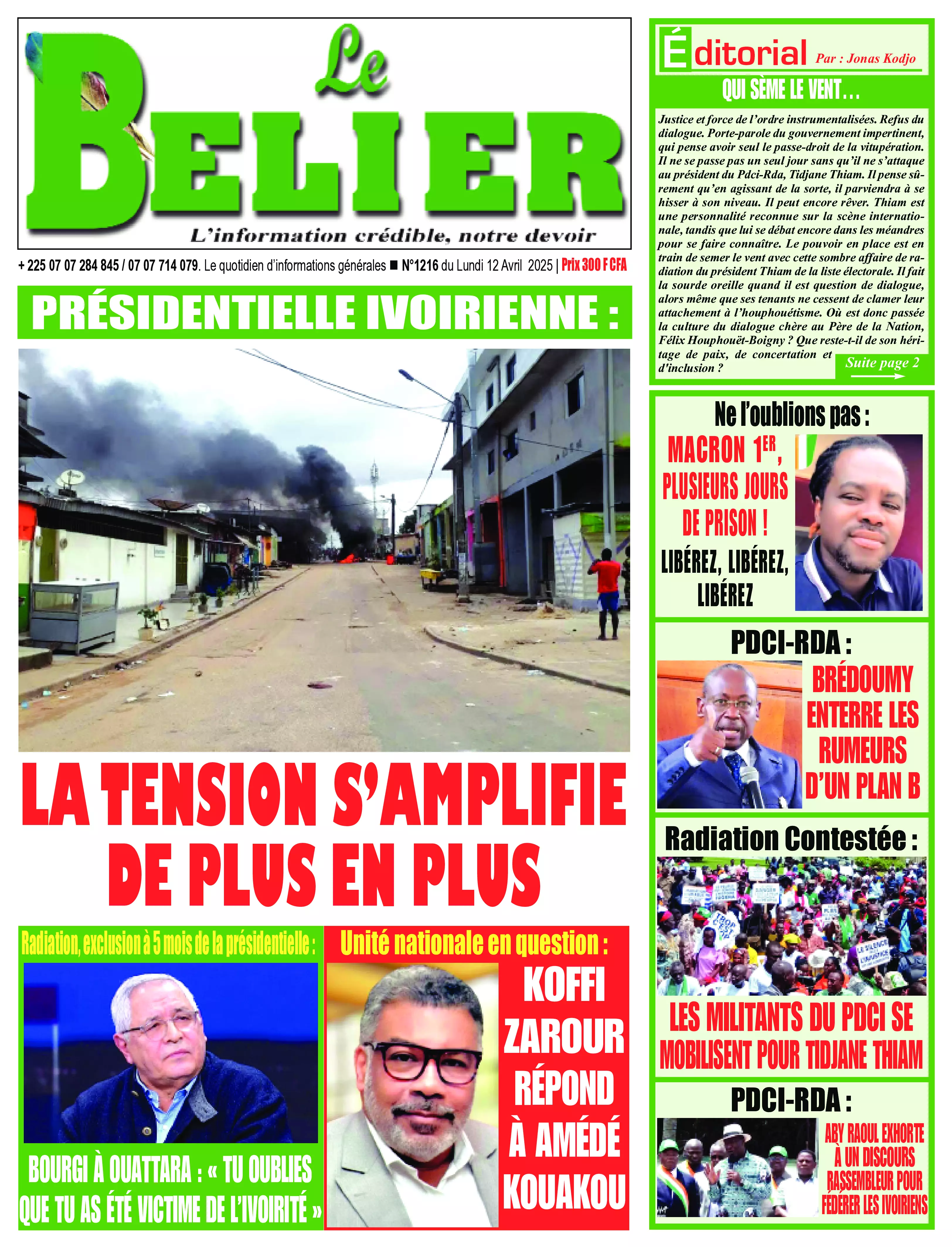 N° 1216 - 2025-05-12