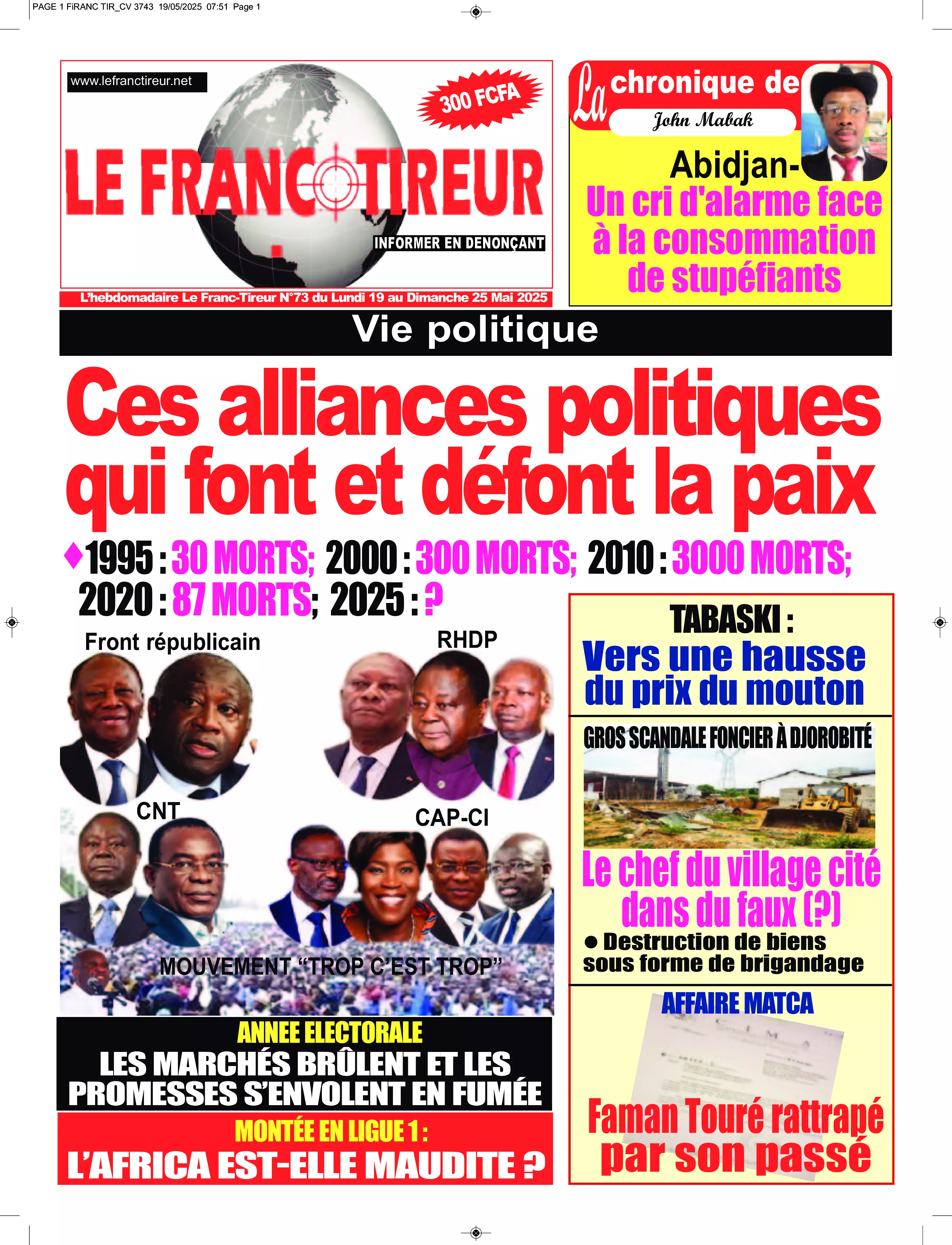LE FRANC TIREUR N° 73