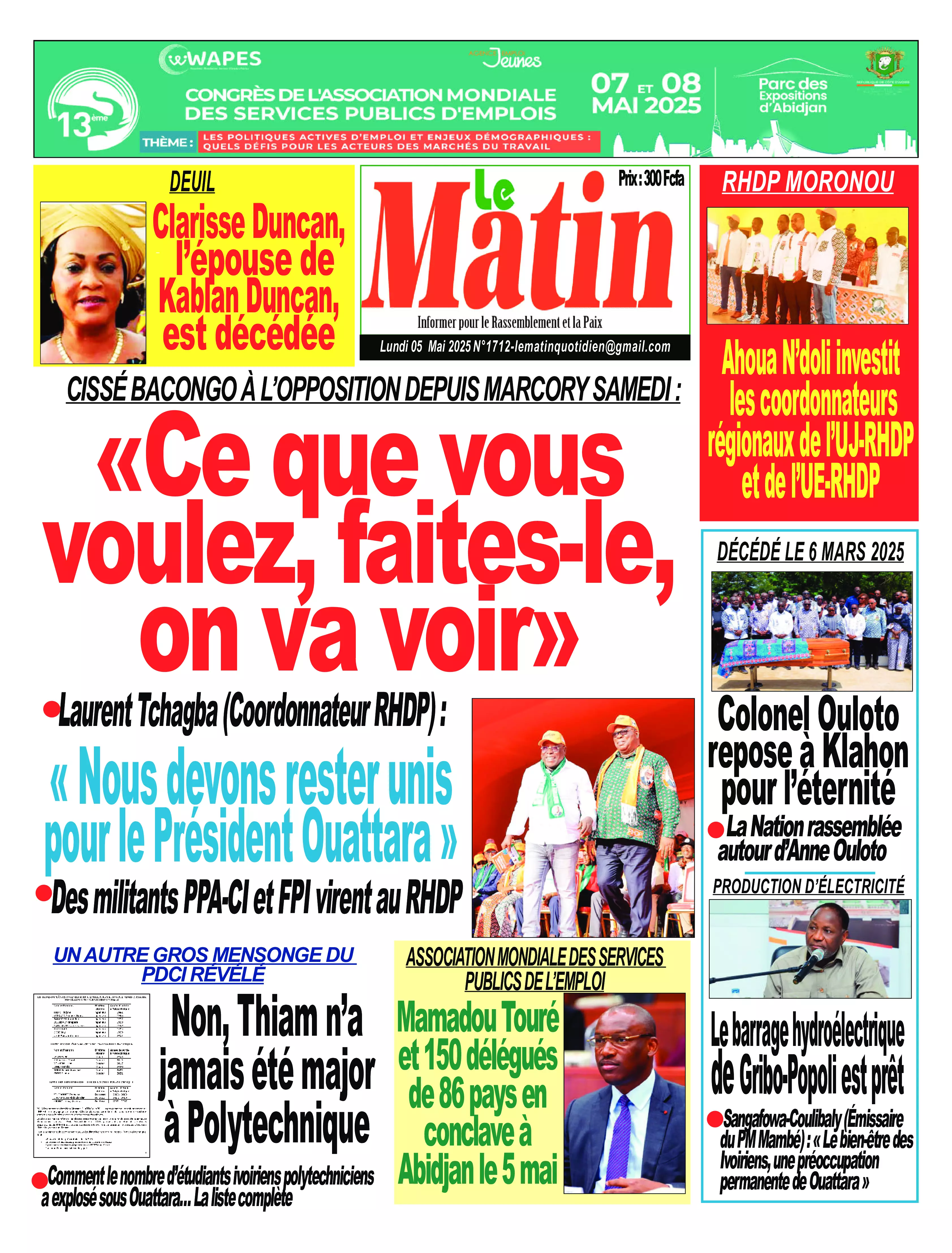 N° 1712 - 2025-05-05