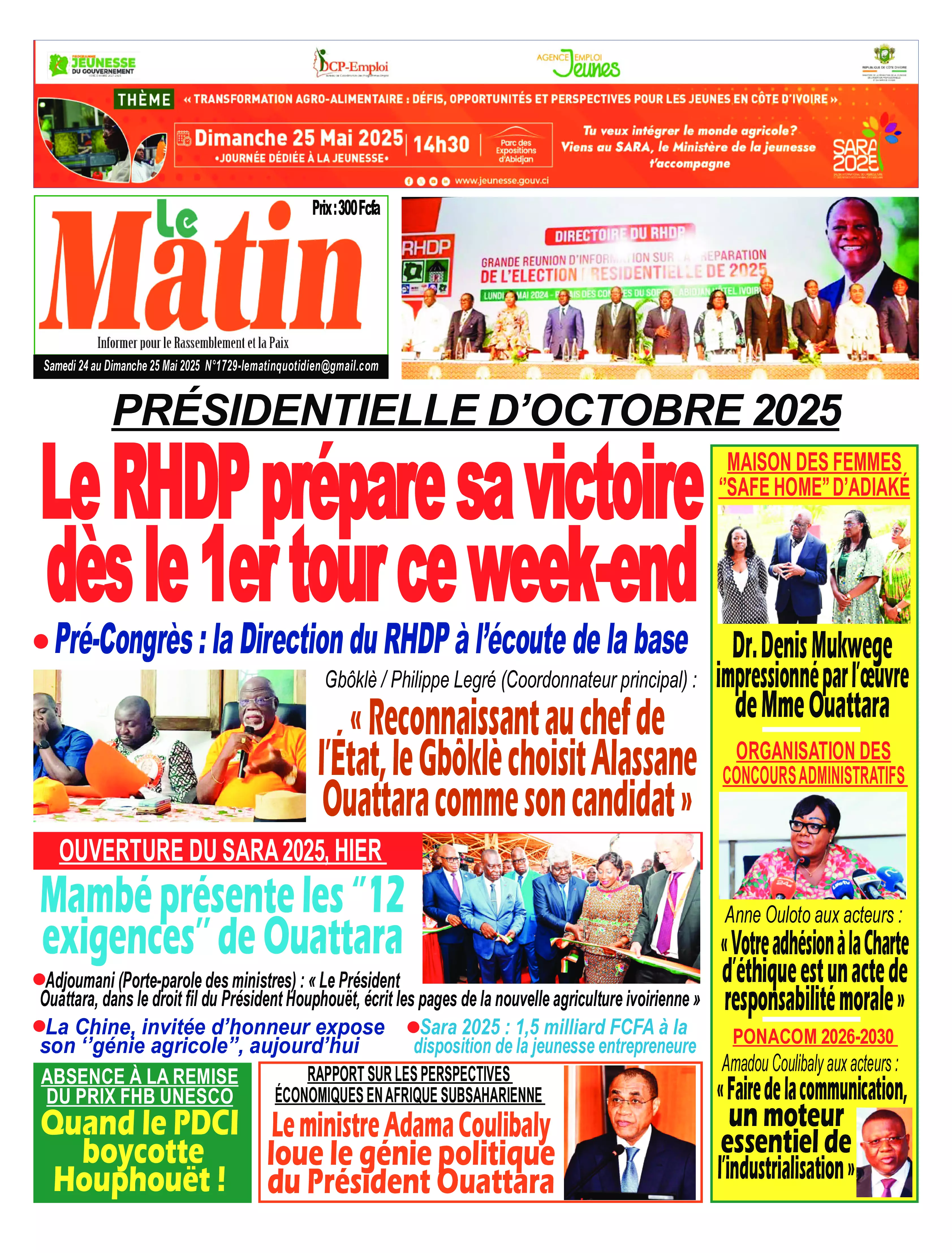 N° 1729 - 2025-05-24