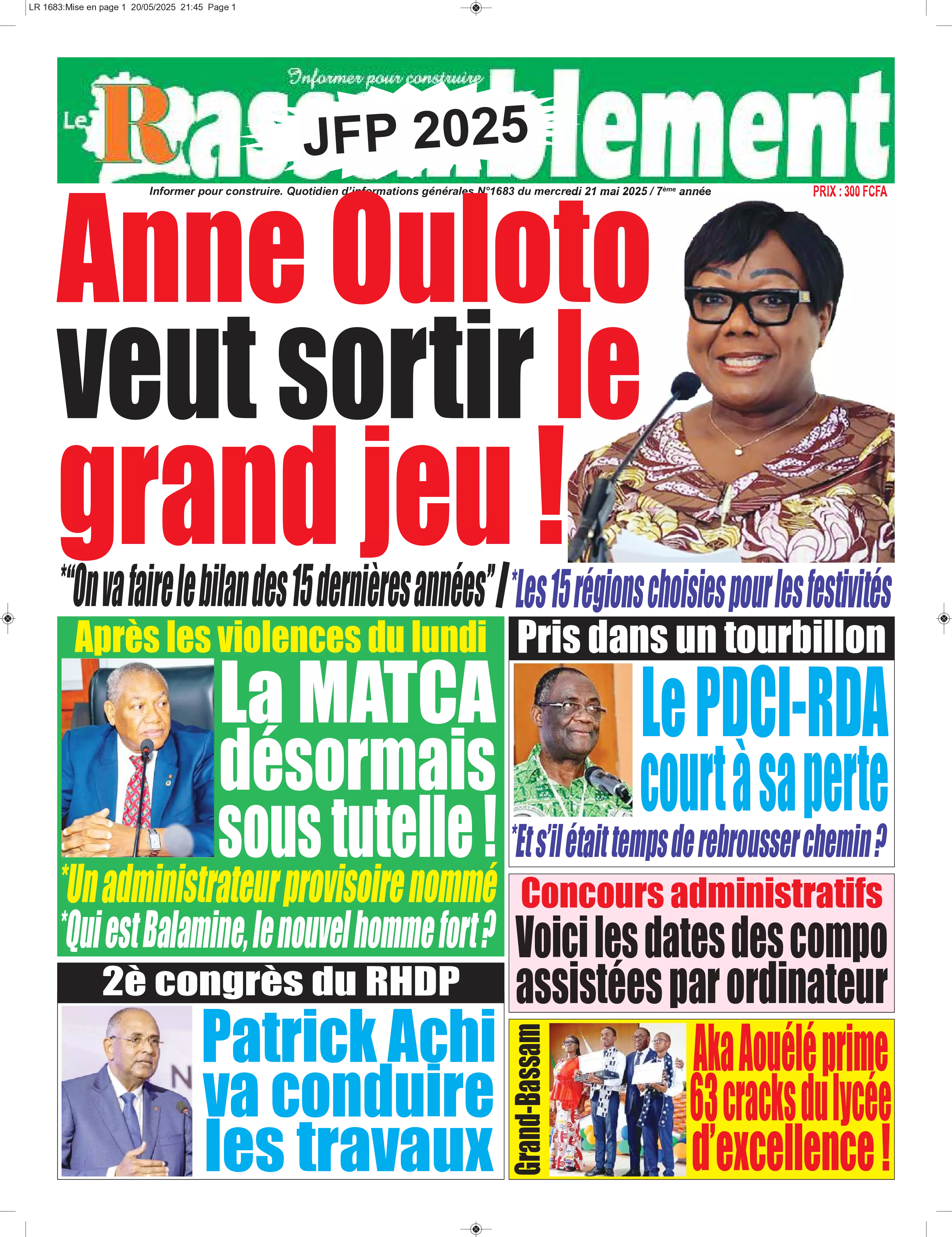 LE RASSEMBLEMENT N° 1683