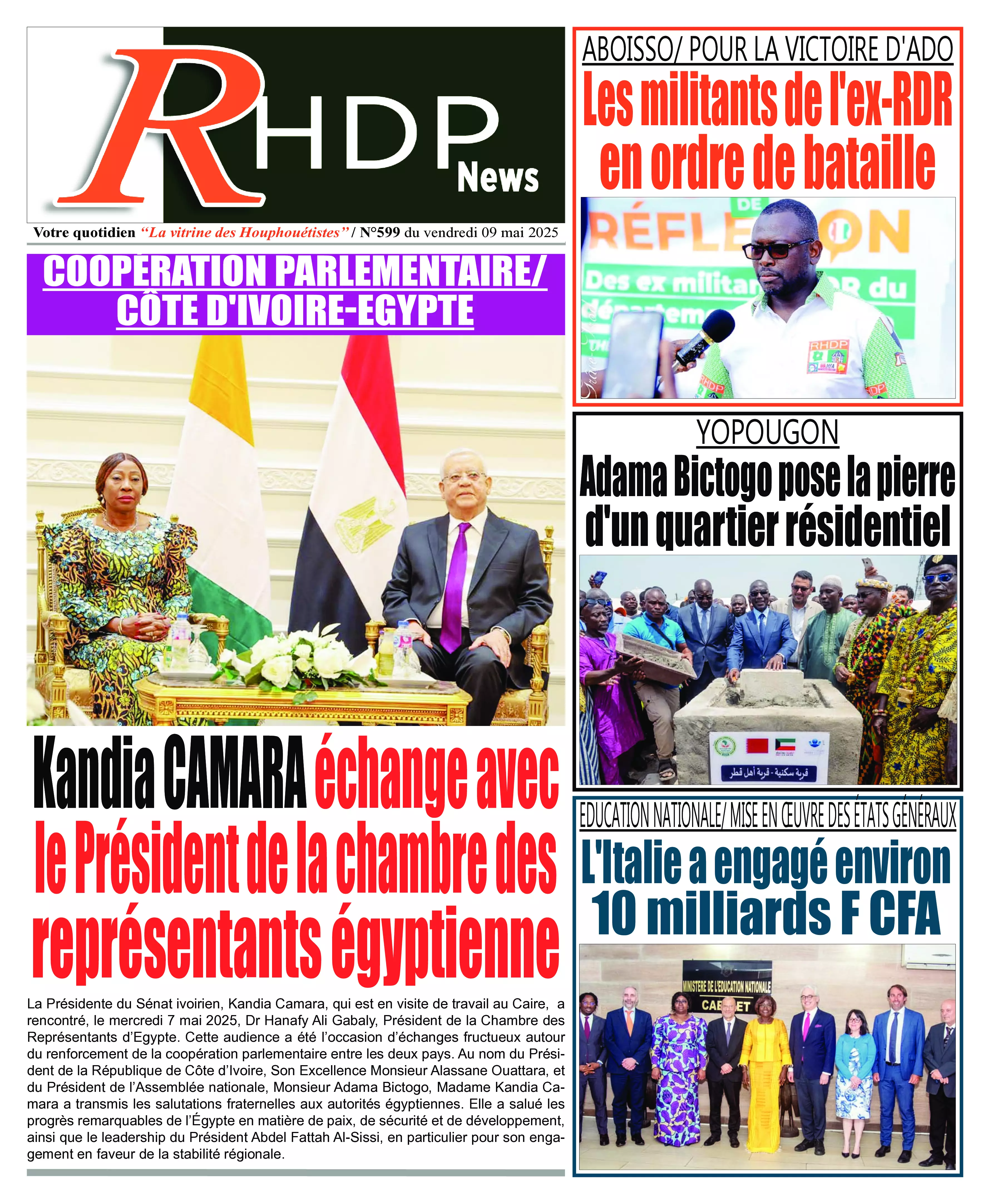 N° 599 - 2025-05-09