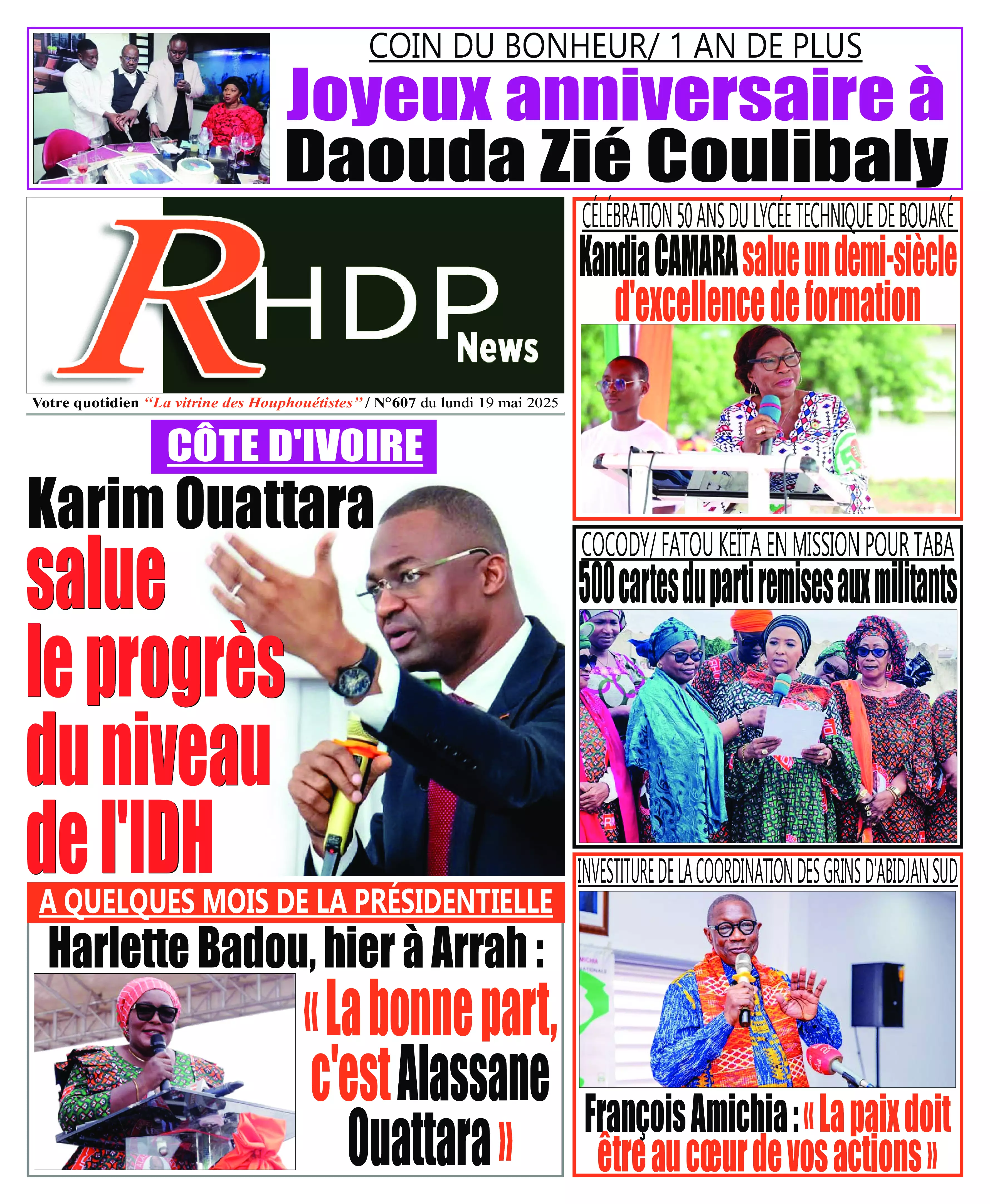 N° 607 - 2025-05-19