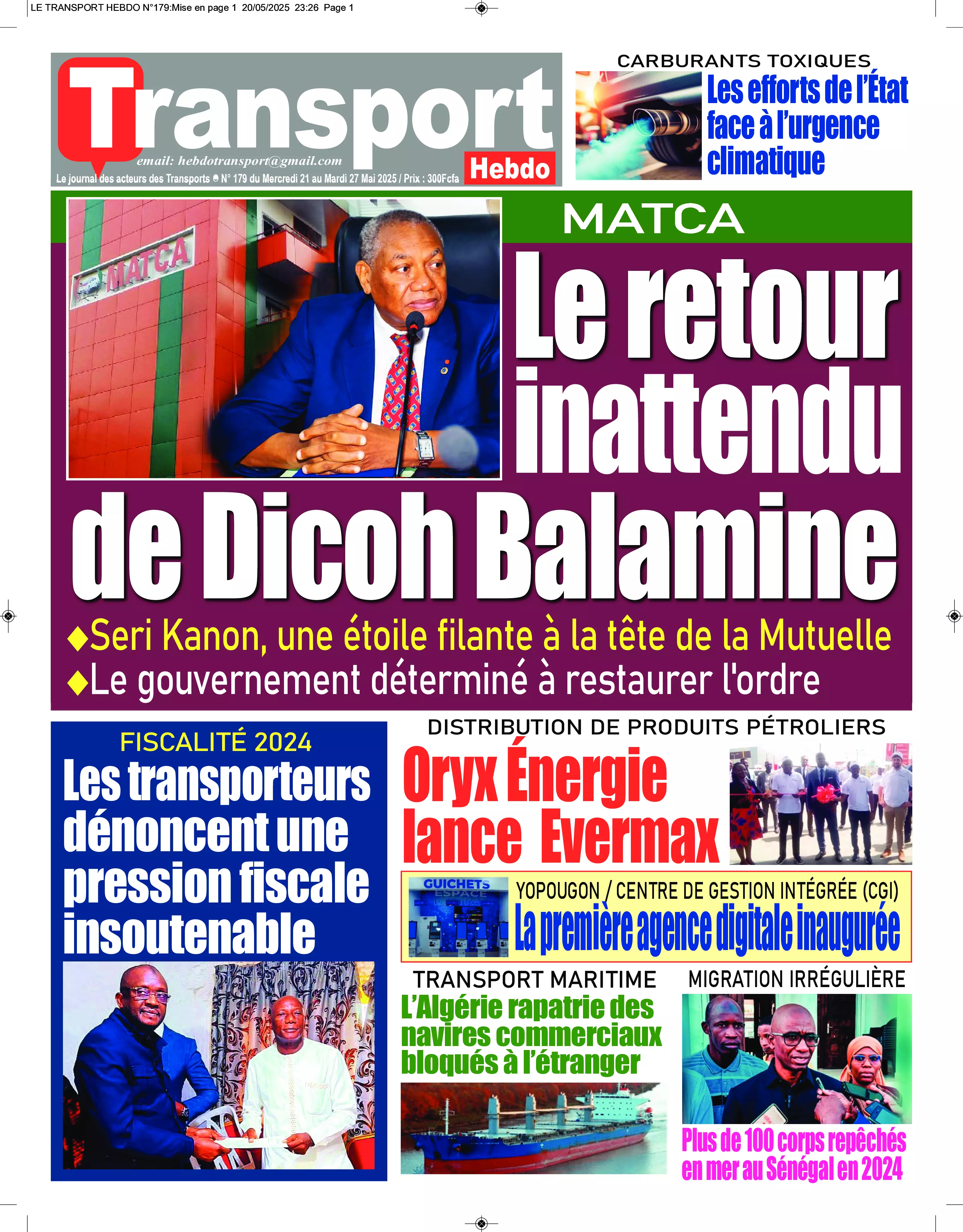 TRANSPORT HEBDO N° 179