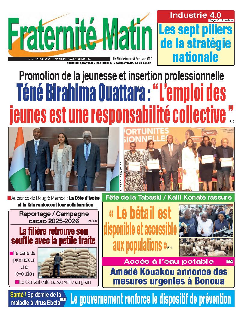 FRATERNITE MATIN N° 18410
