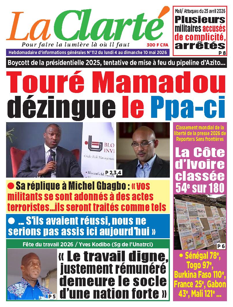 LA CLARTE N° 112