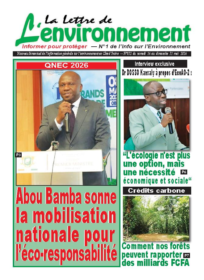 LA LETTRE DE L'ENVIRONNEMENT N° 32
