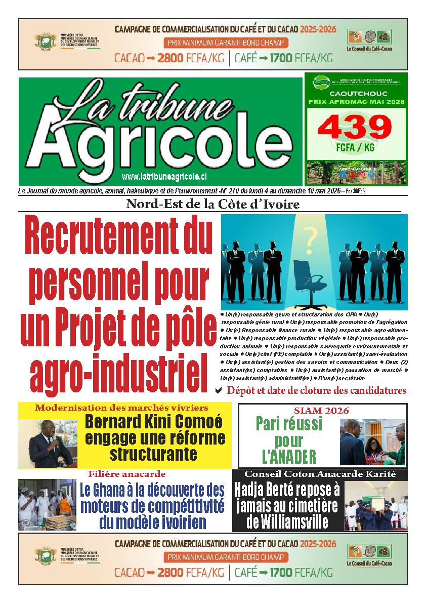 LA TRIBUNE AGRICOLE N° 270