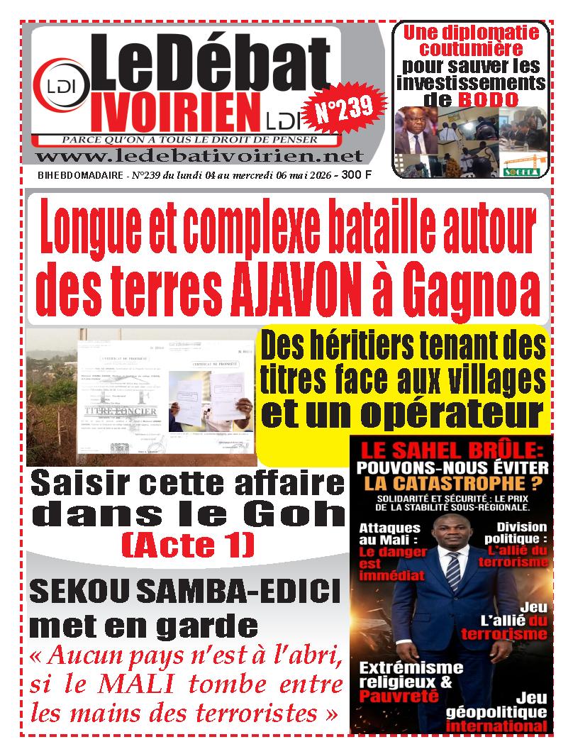 LE DEBAT IVOIRIEN N° 239