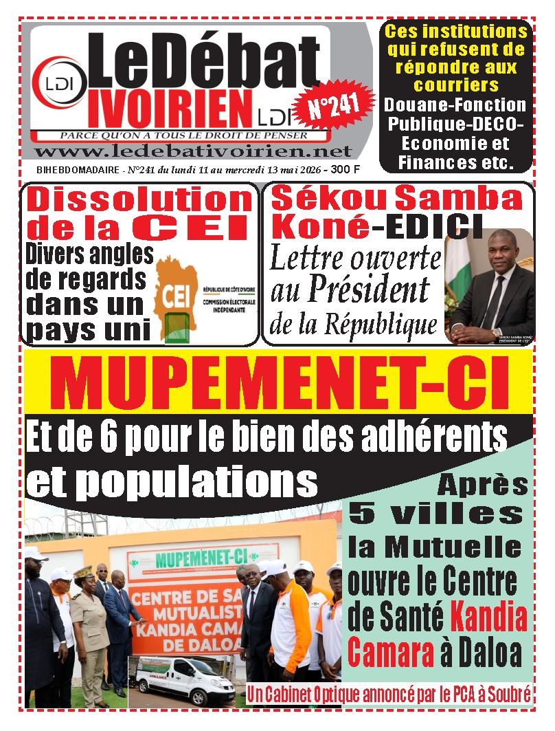 LE DEBAT IVOIRIEN N° 241
