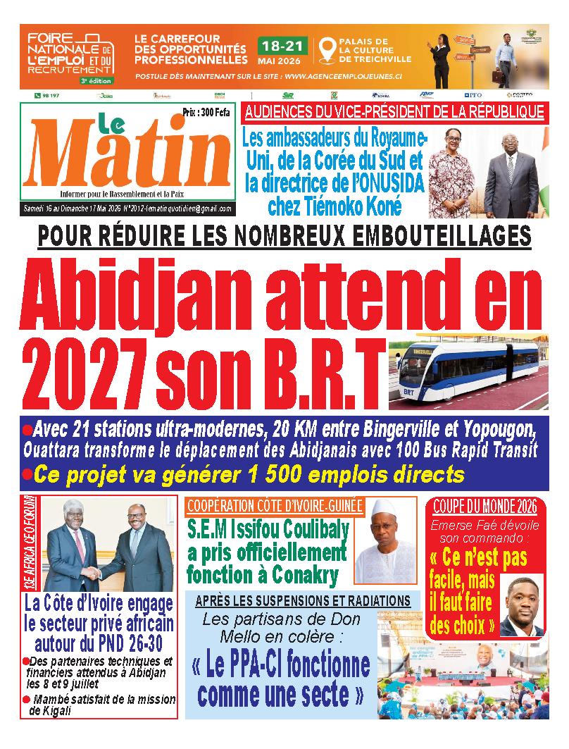 LE MATIN N° 2012