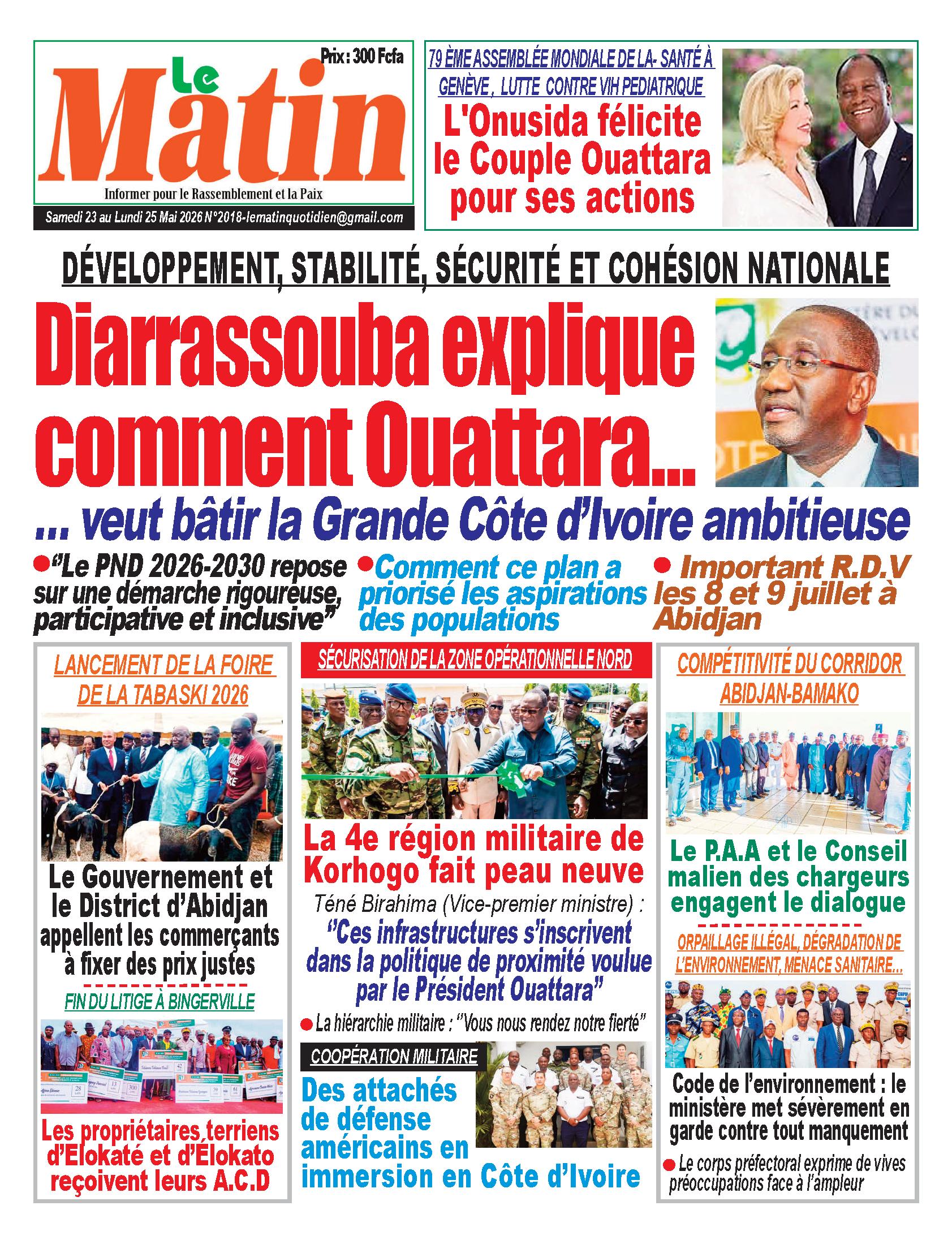 LE MATIN N° 2018