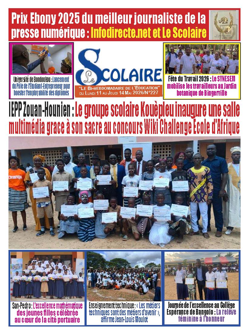 LE SCOLAIRE N° 227