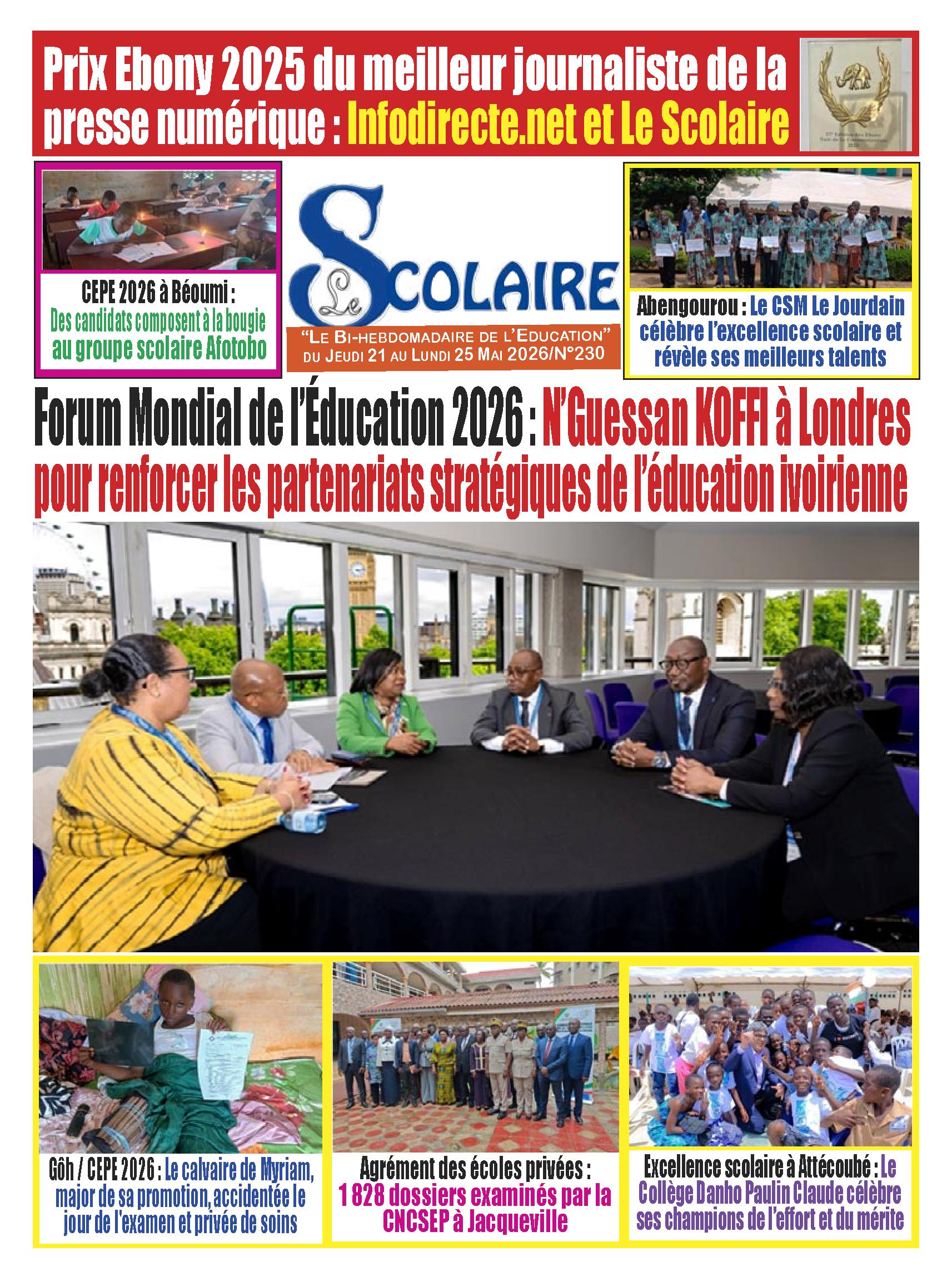 LE SCOLAIRE N° 230