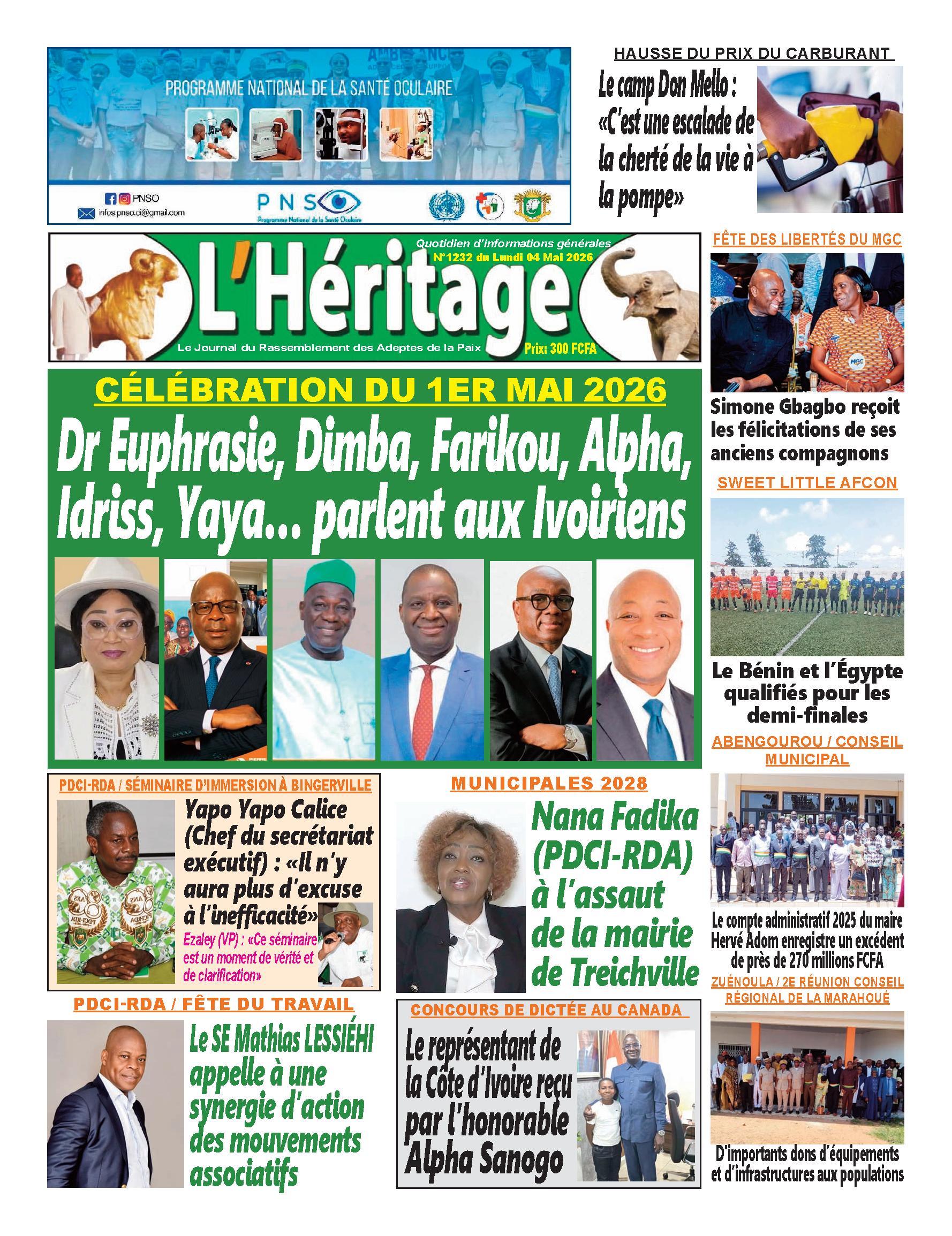 L'HERITAGE N° 1232