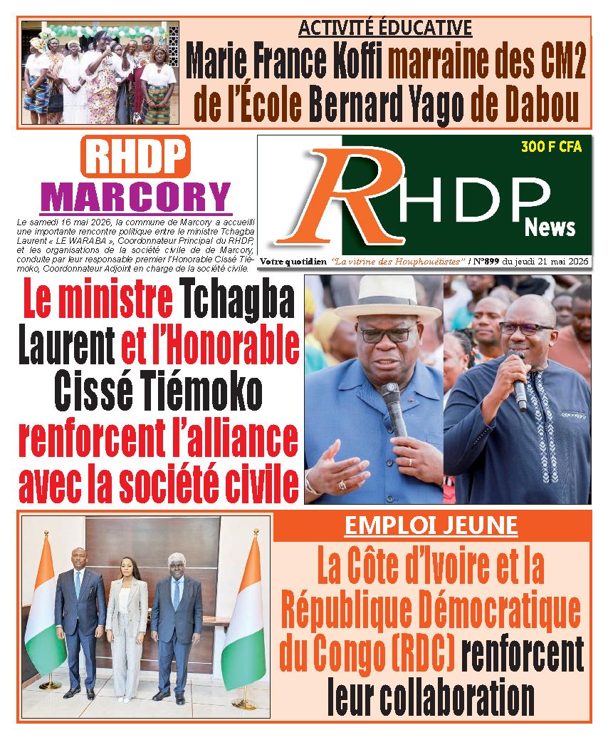 RHDPNEWS N° 899