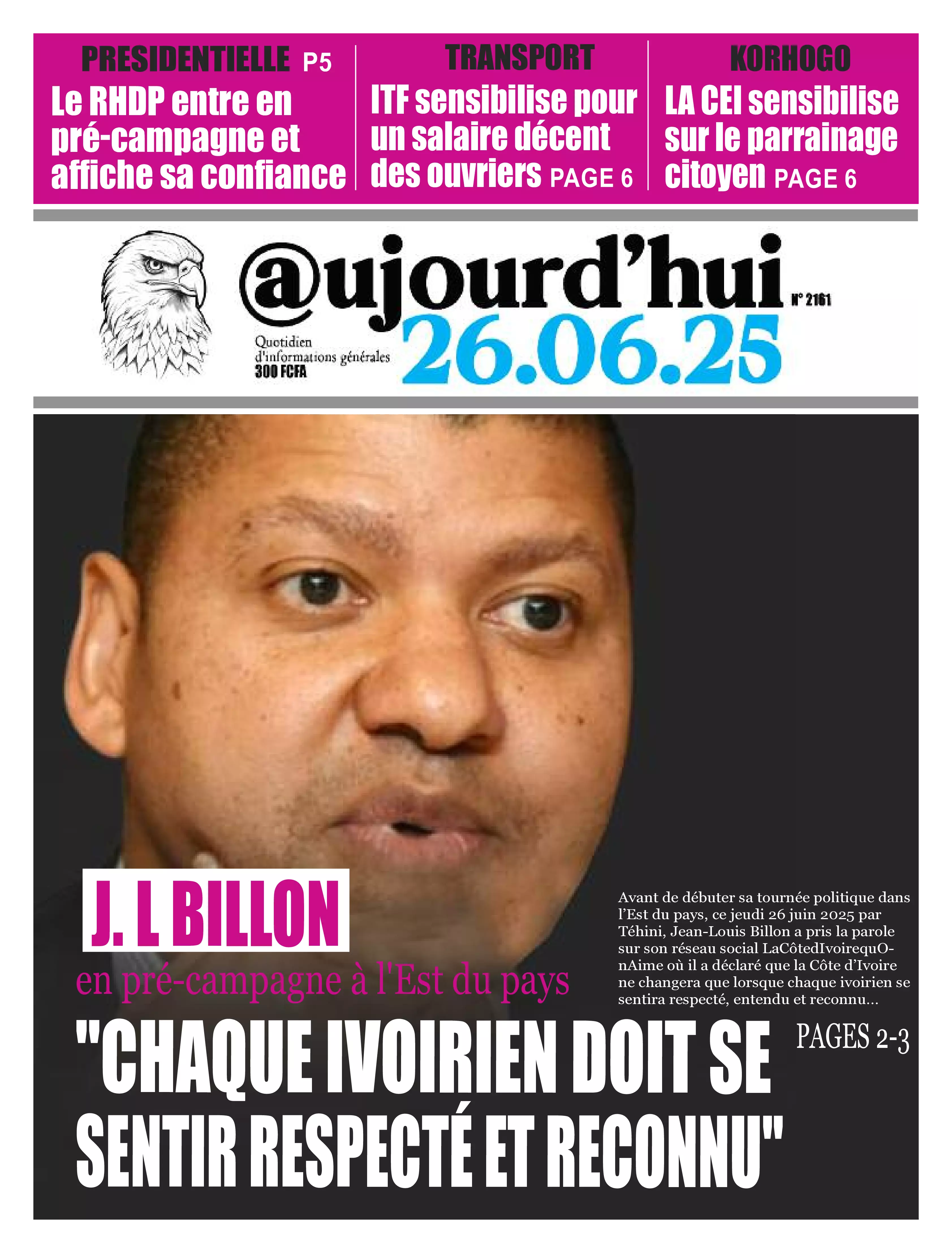 N° 2161 - 2025-06-26