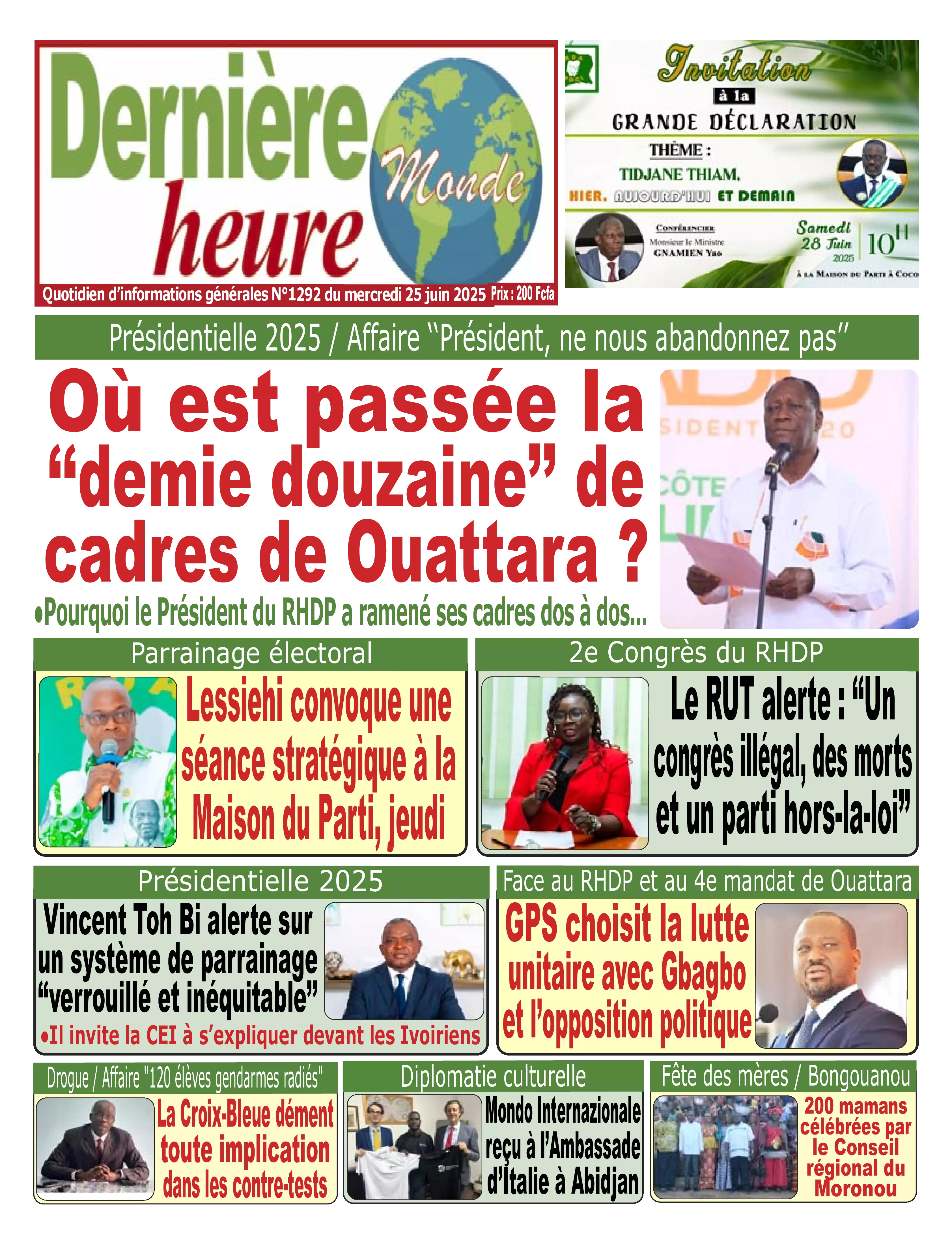 N° 1292 - 2025-06-25