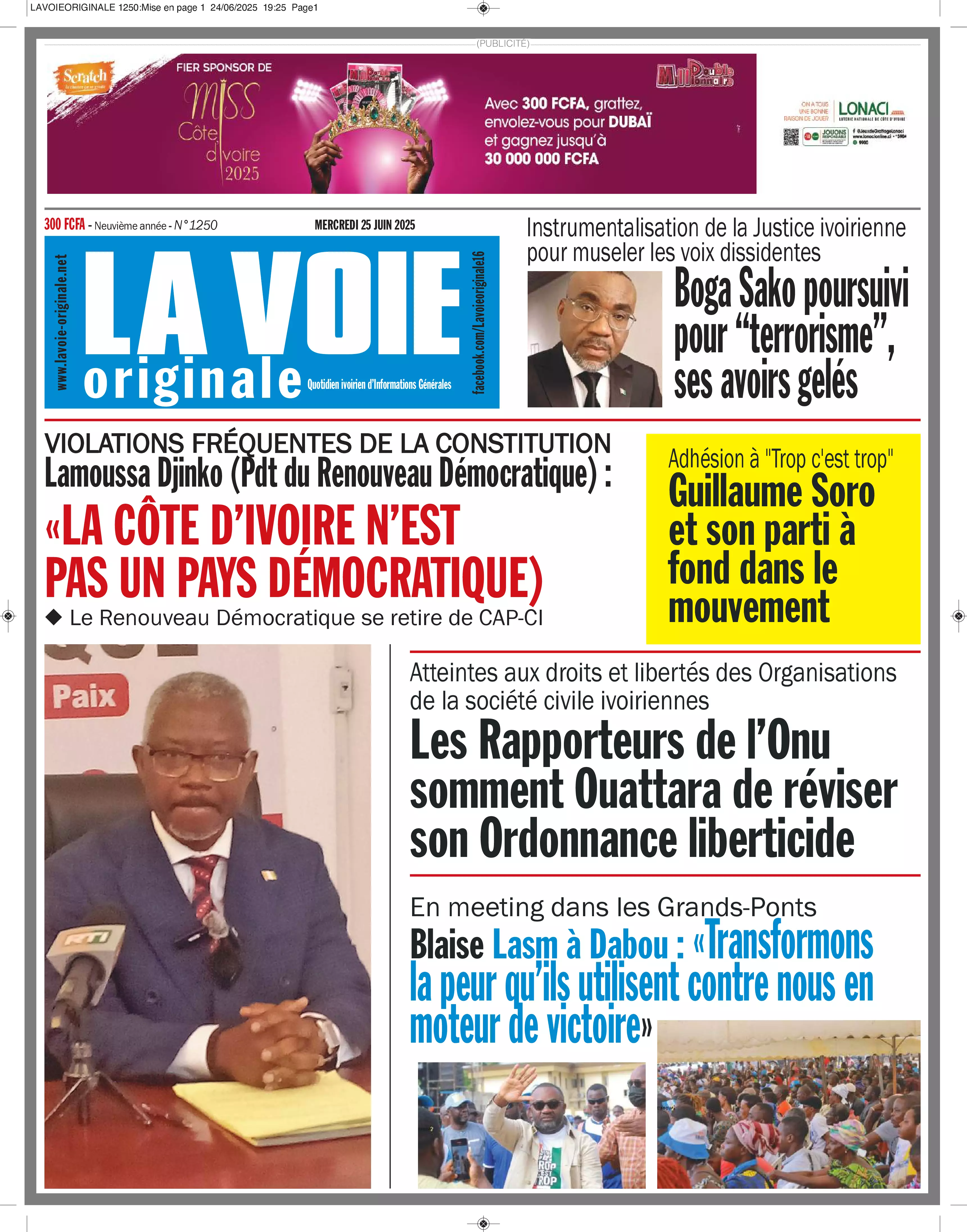 N° 1250 - 2025-06-25