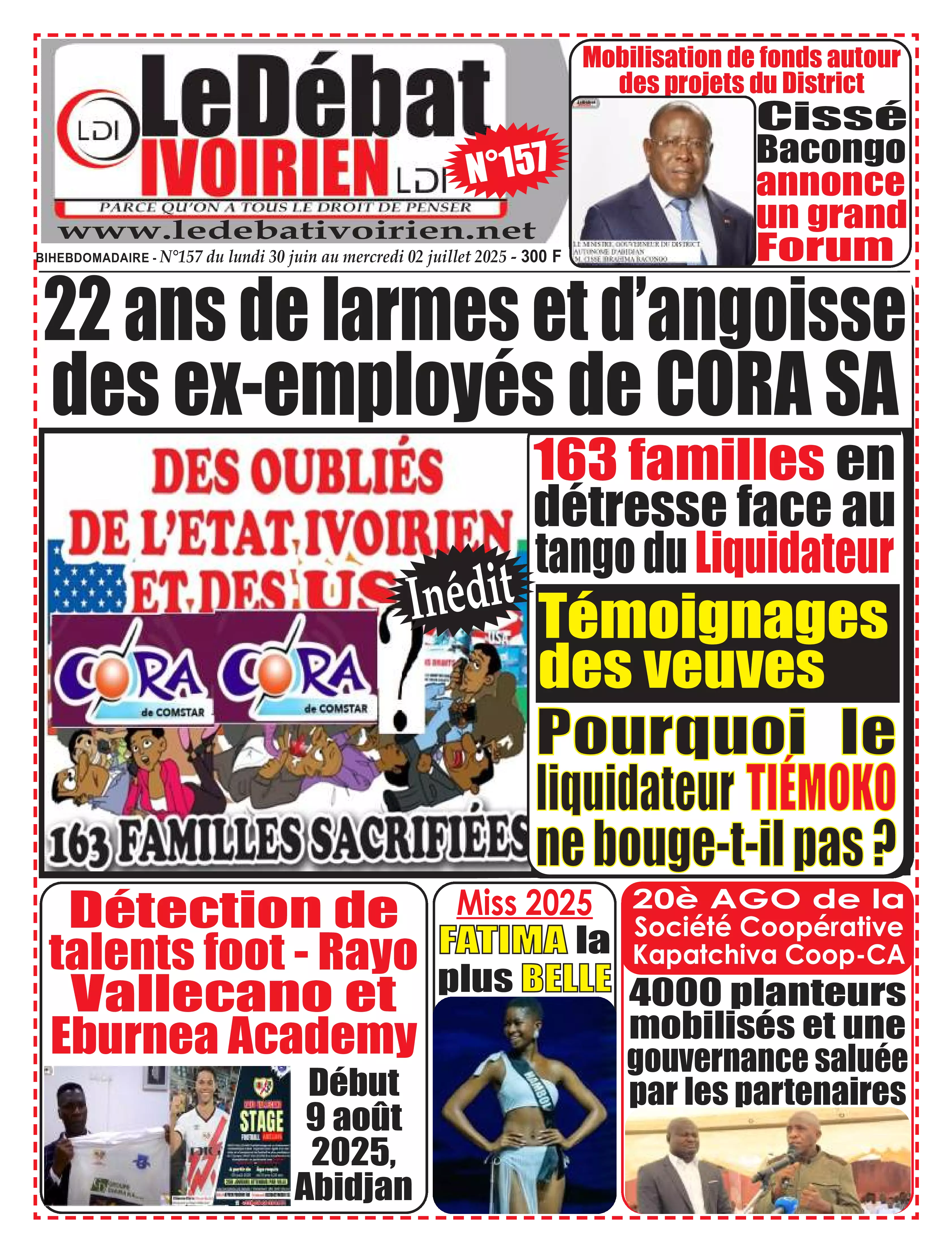 LE DEBAT IVOIRIEN N° 157