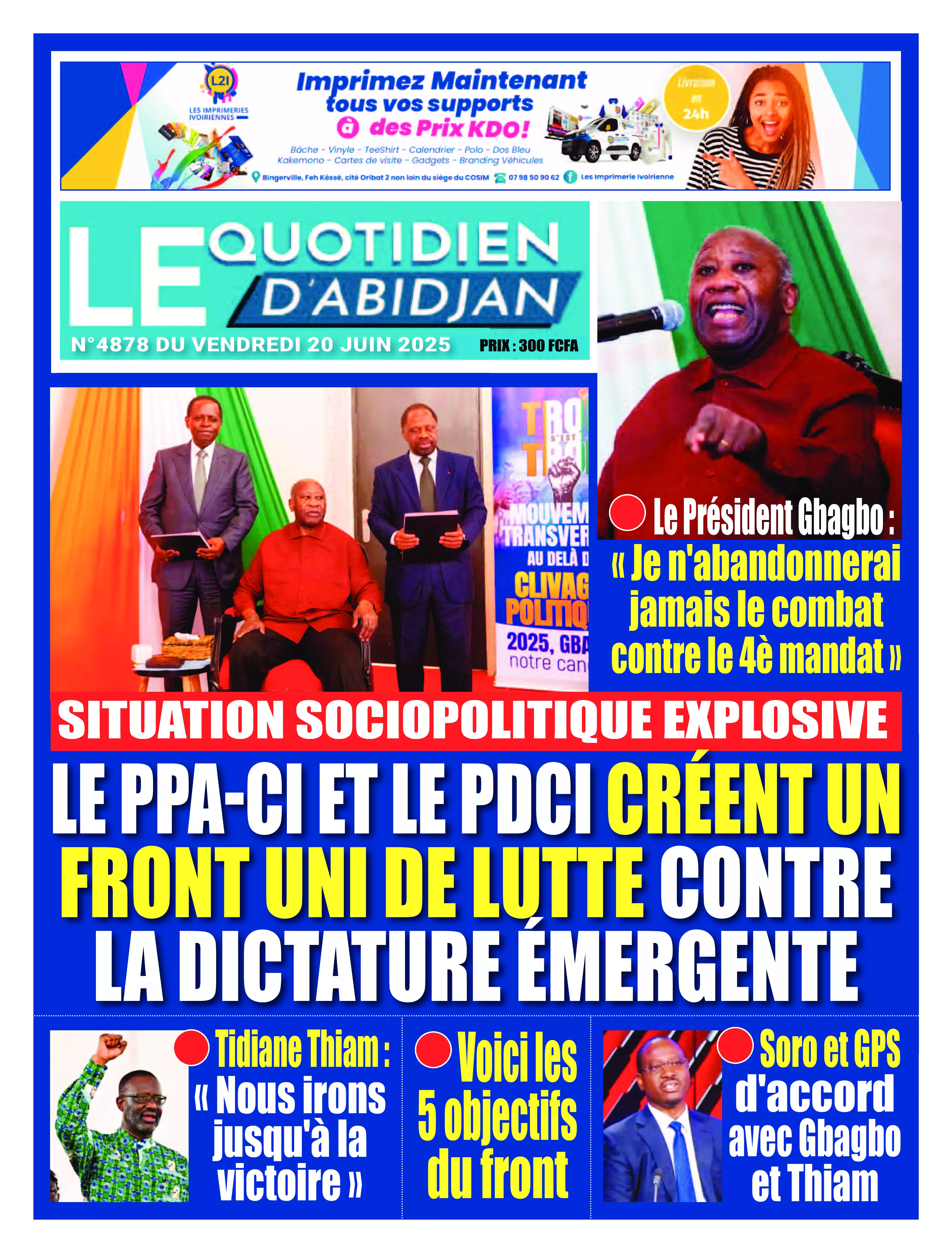 LE QUOTIDIEN DABIDJAN