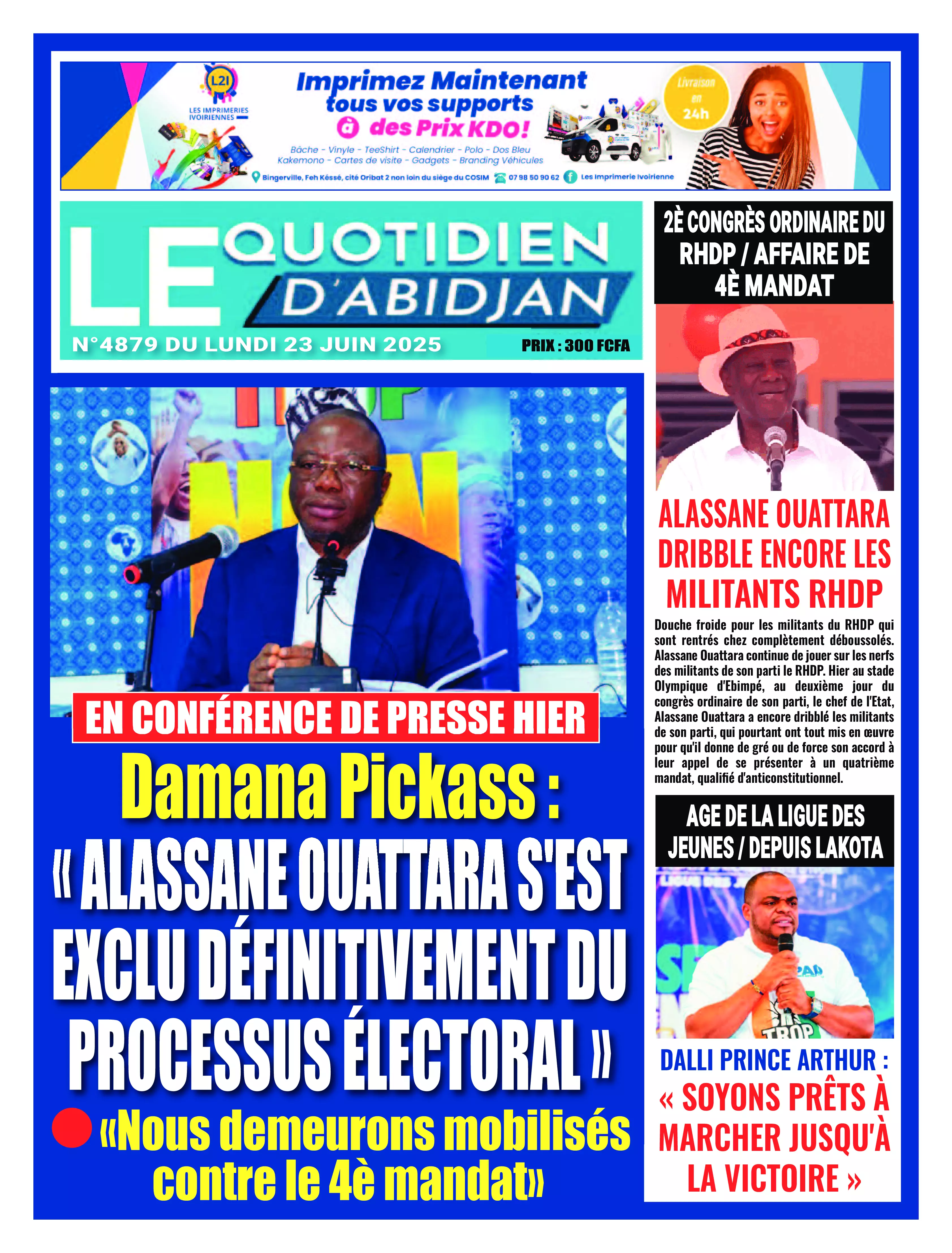 LE QUOTIDIEN DABIDJAN