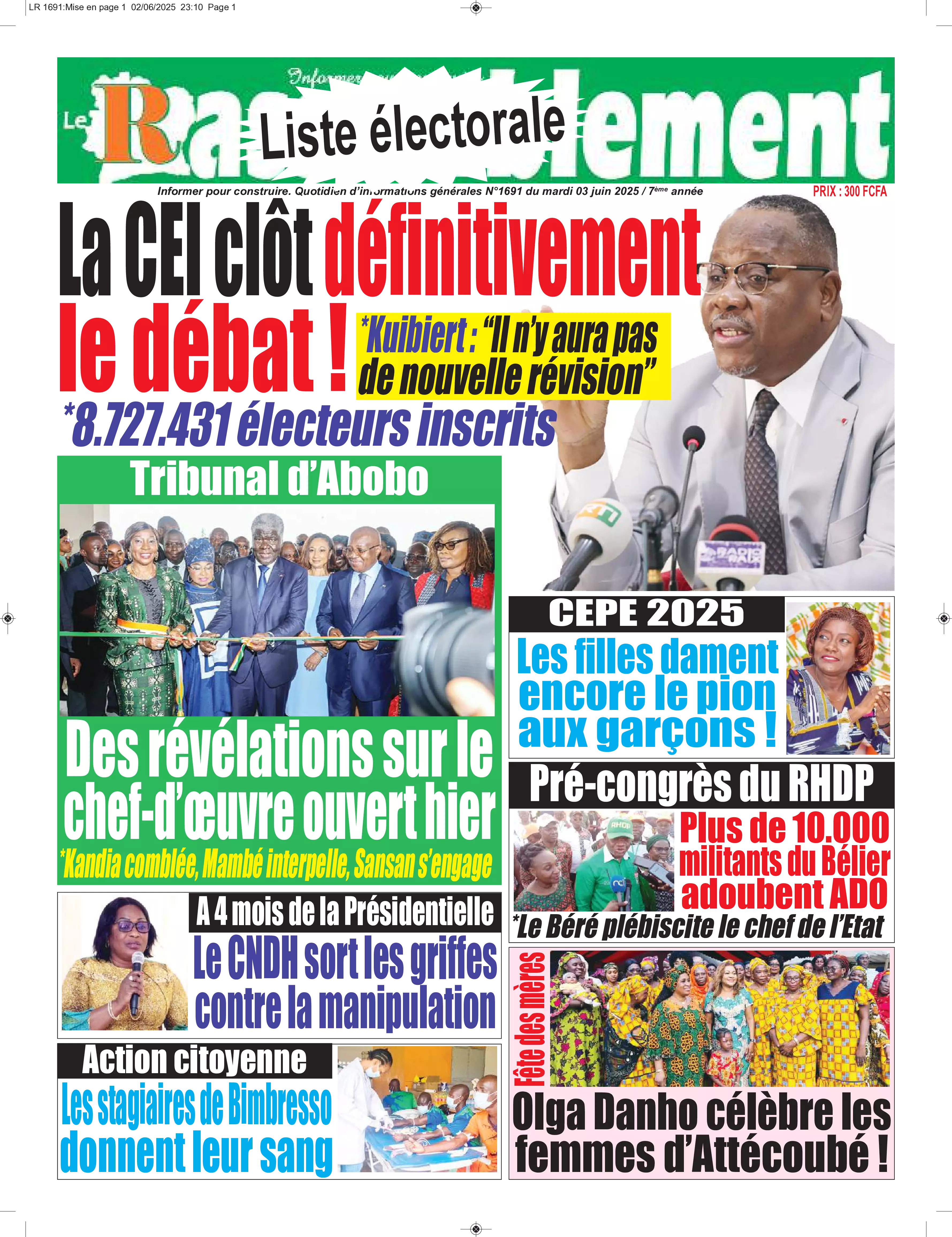 N° 1691 - 2025-06-03