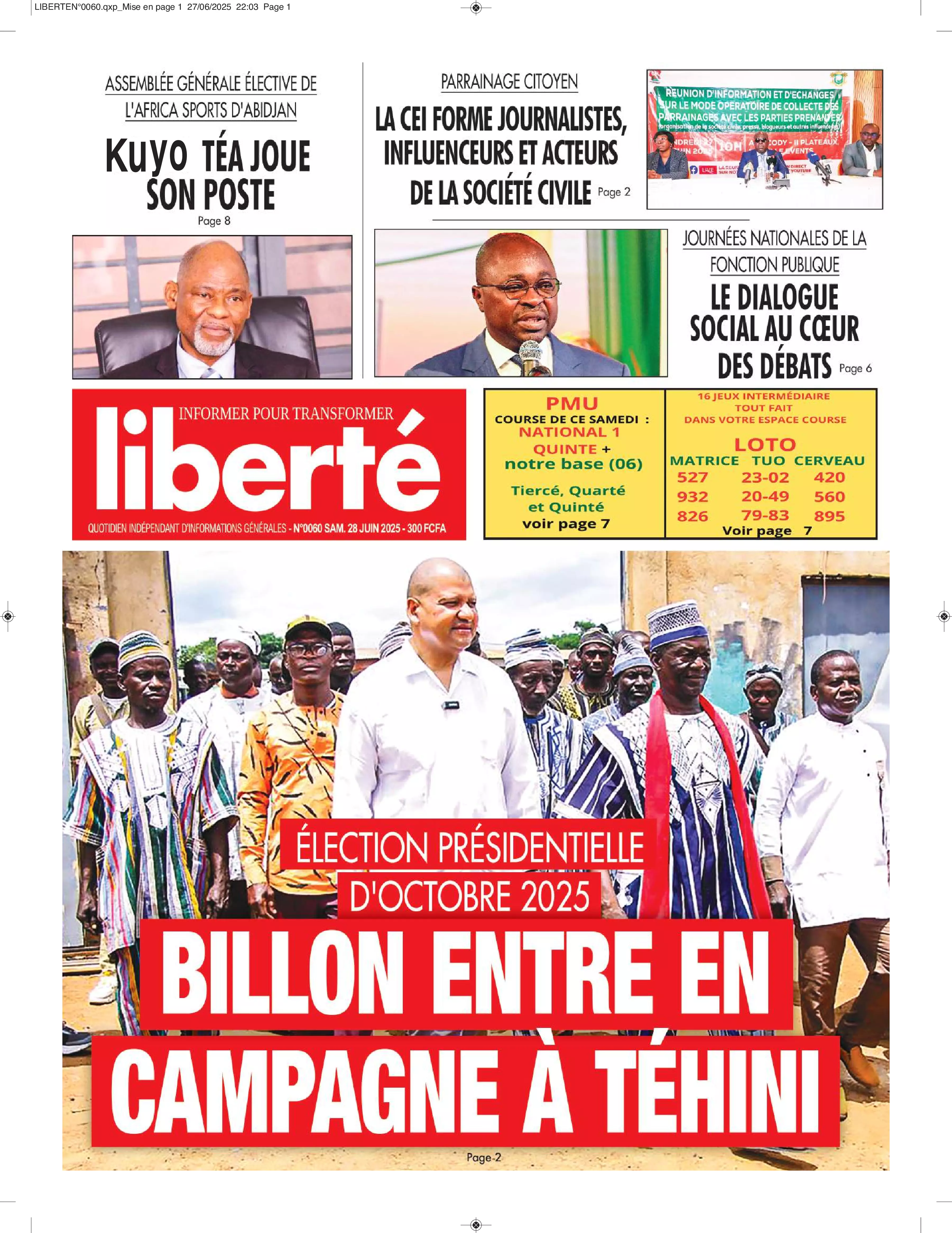 N° 60 - 2025-06-28